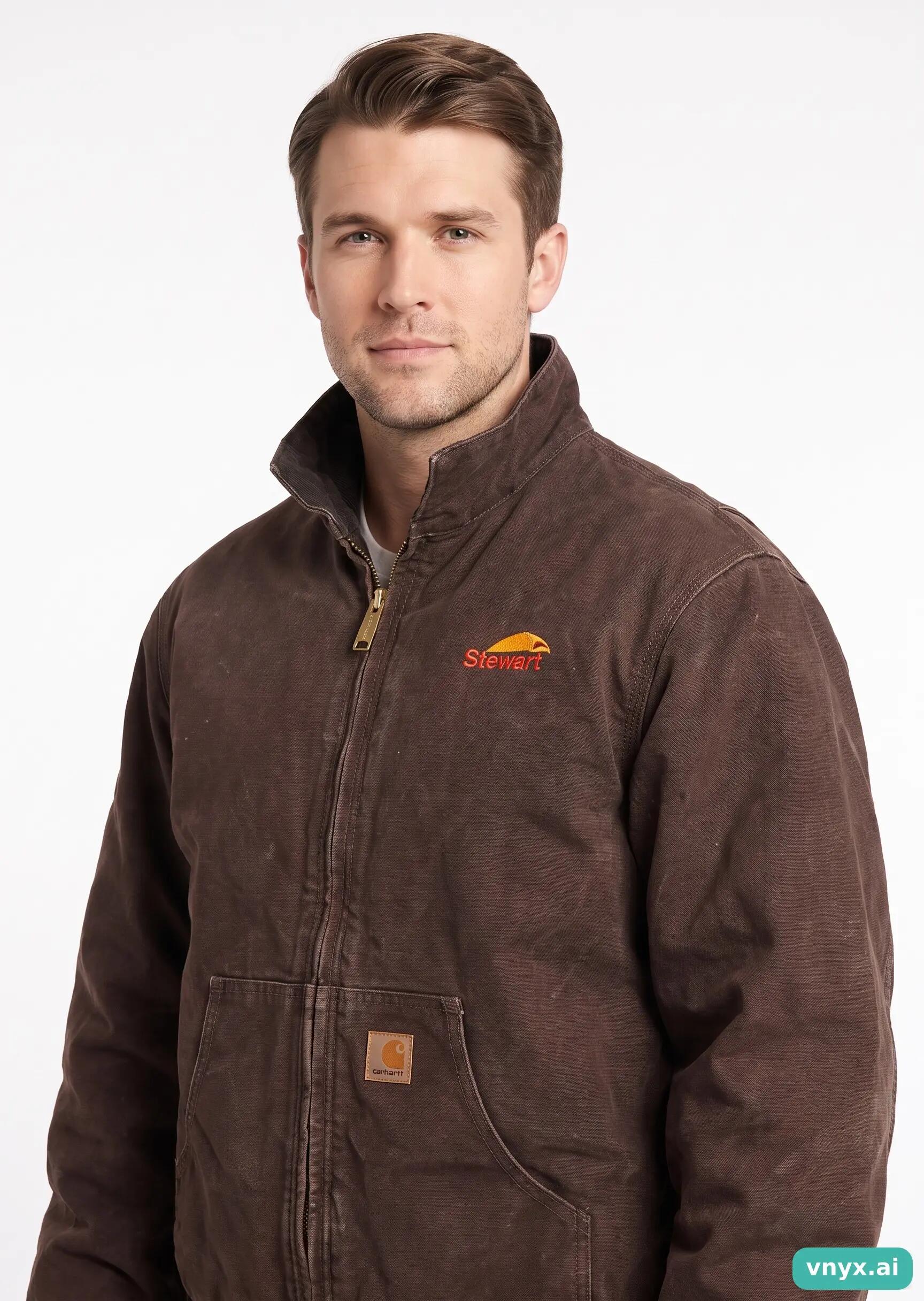 Second Life - Vintage Carhartt Brown Outdoor Jacket Men M 5/5