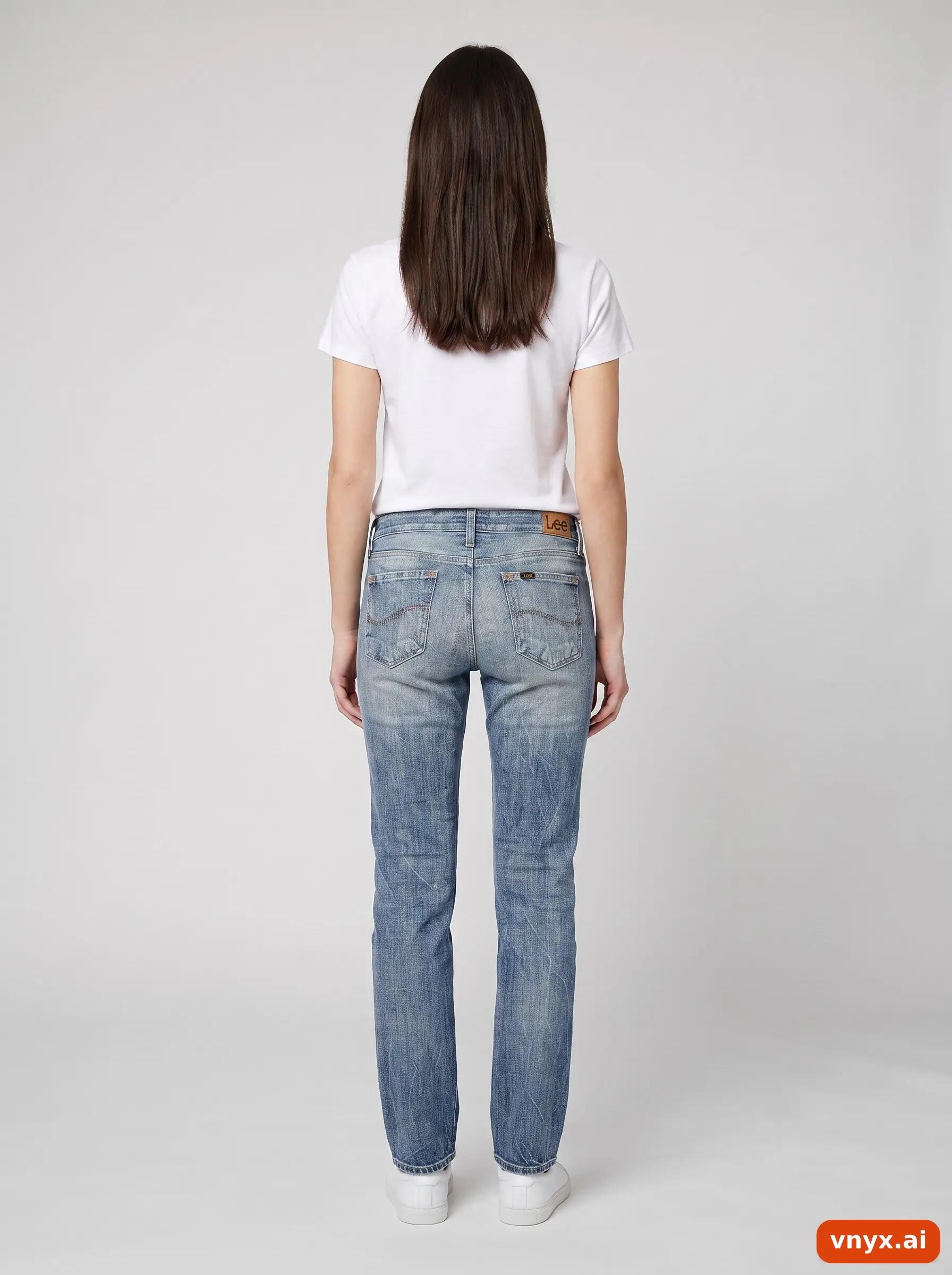 Second Life - Vintage Lee Blue Jeans Women W22 2/6
