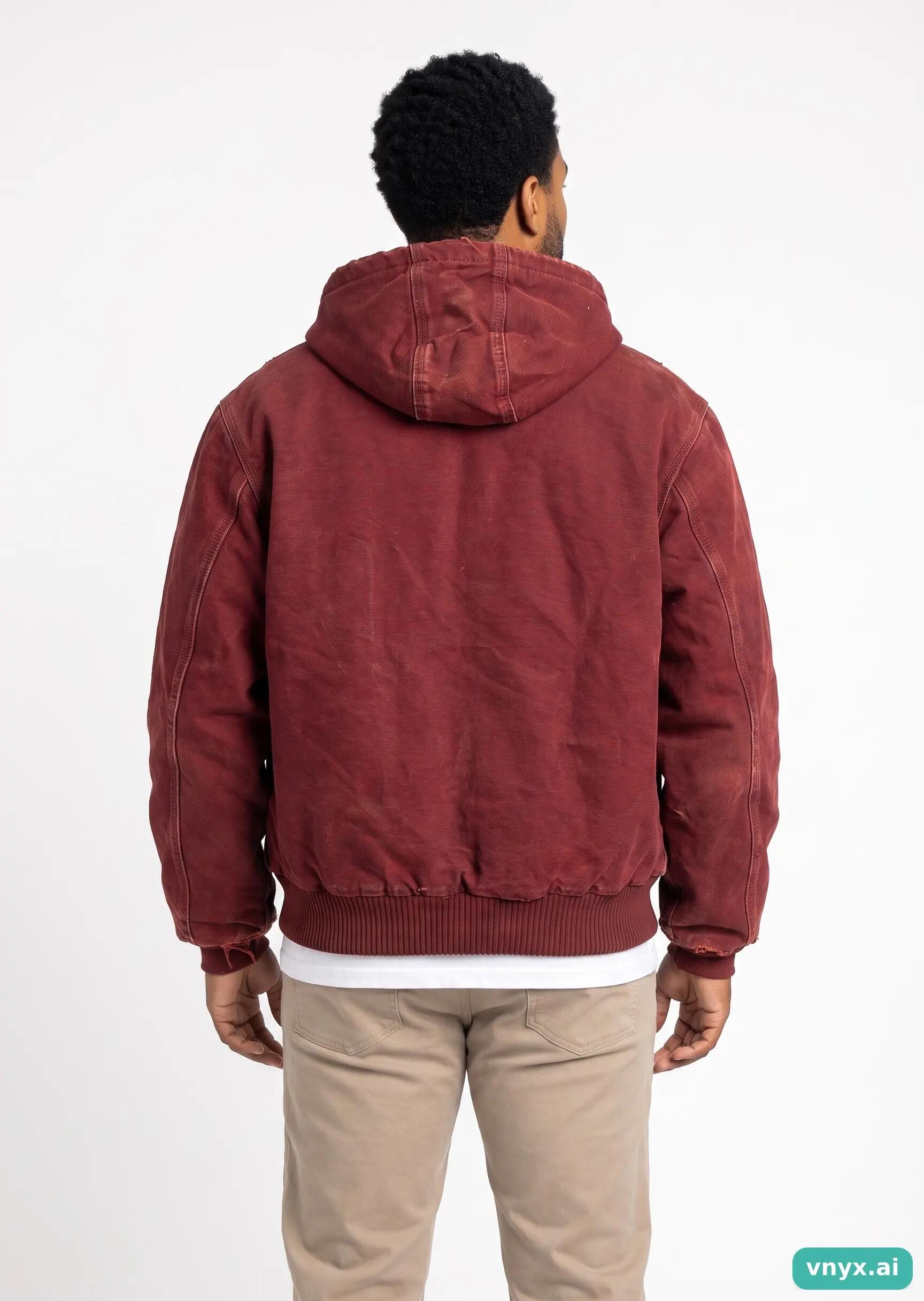 Second Life - Vintage Carhartt Brick Red Outdoor Jacket Men L 2/5