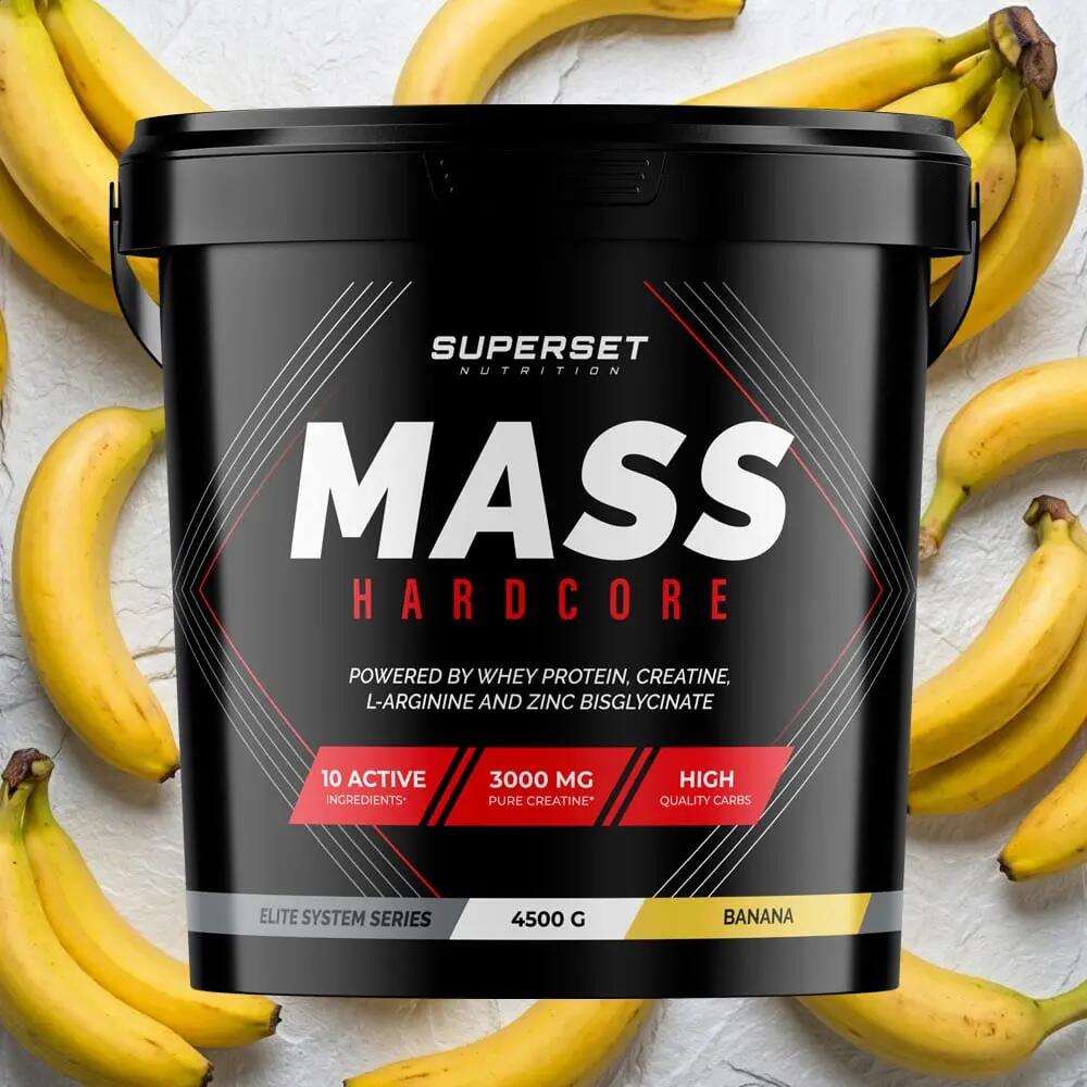 Gainers - Mass Hardcore (4,5 Kg) - Plátano 2/5