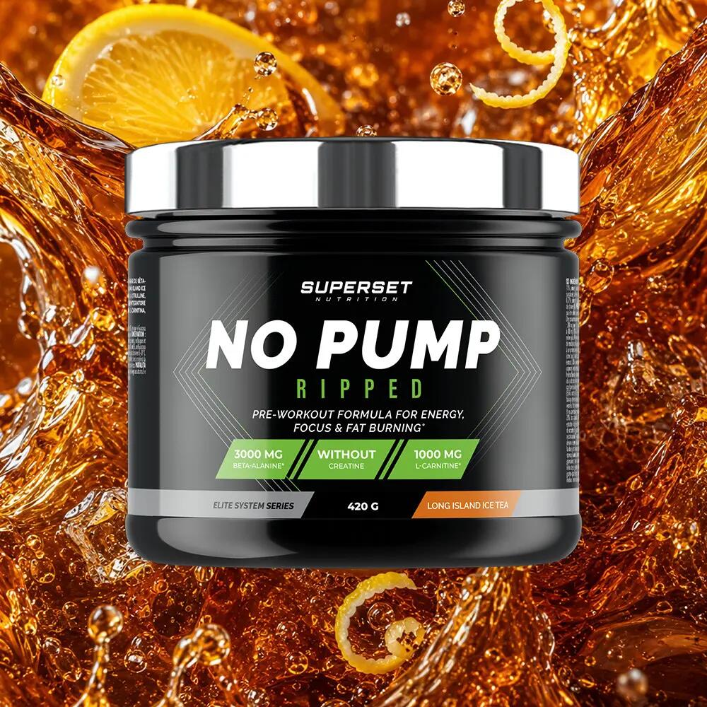 Preallenamento - No Pump Ripped (420 G) - Isola Lunga Icetea 2/5