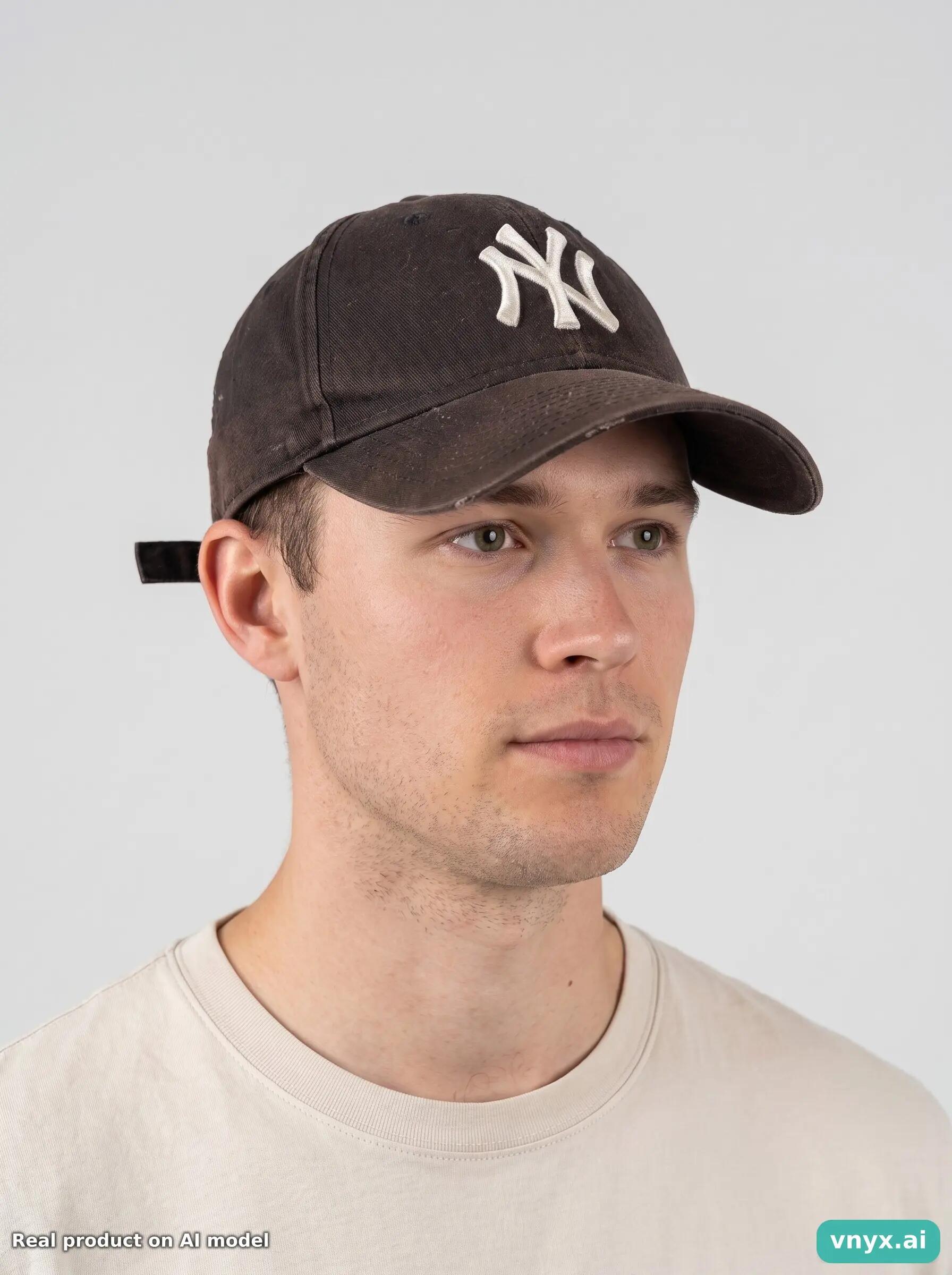 Second Life - Vintage New Era Dusty Brown Cap Men M 5/5