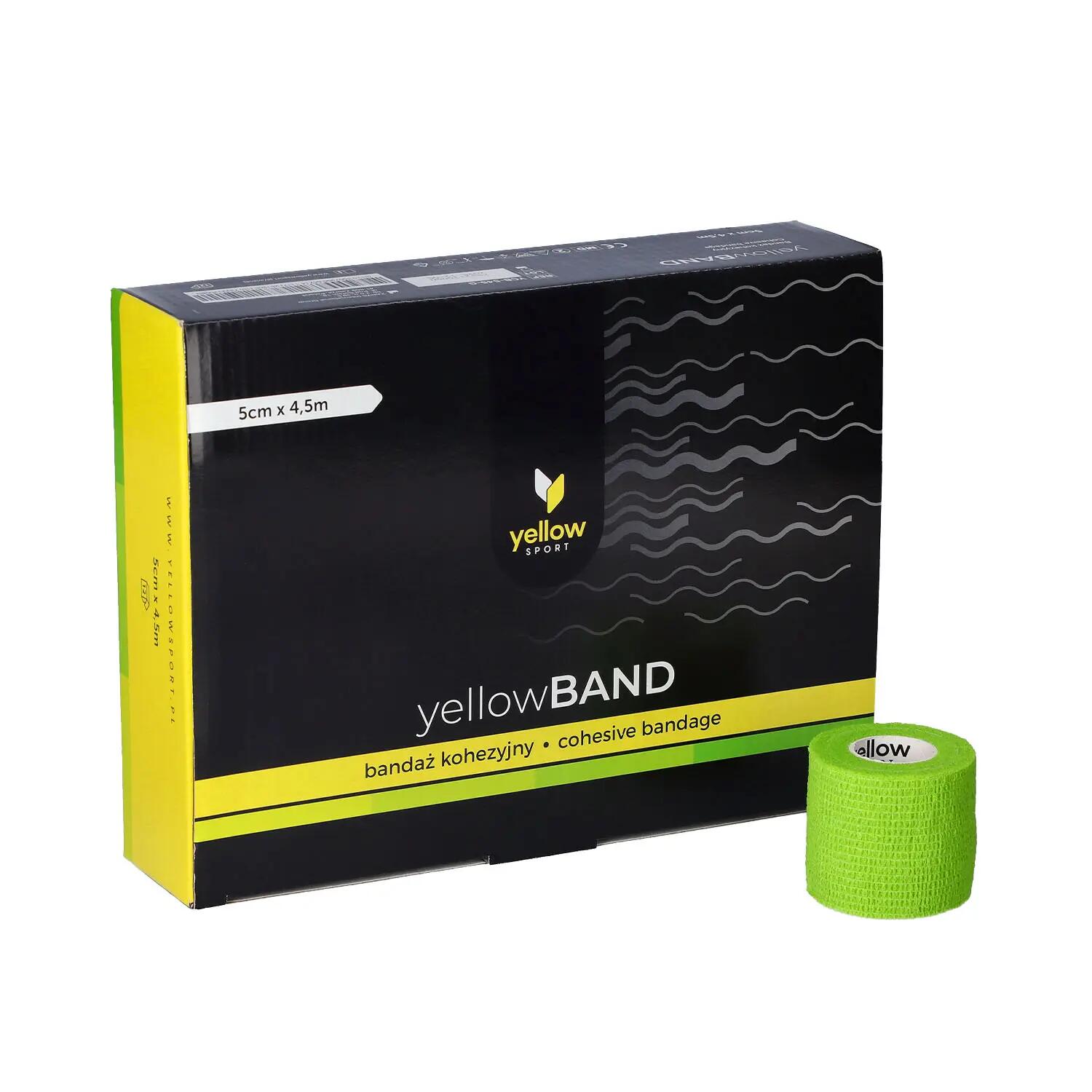 Bandaże kohezyjne yellowBAND | 12 szt. | yellowSPORT 1/1