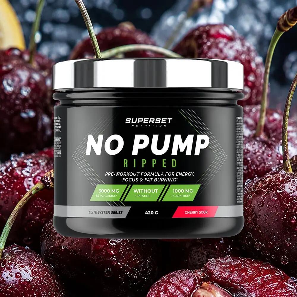 Preworkout | No Pump Ripped (420g) | Cherry Sour 2/5