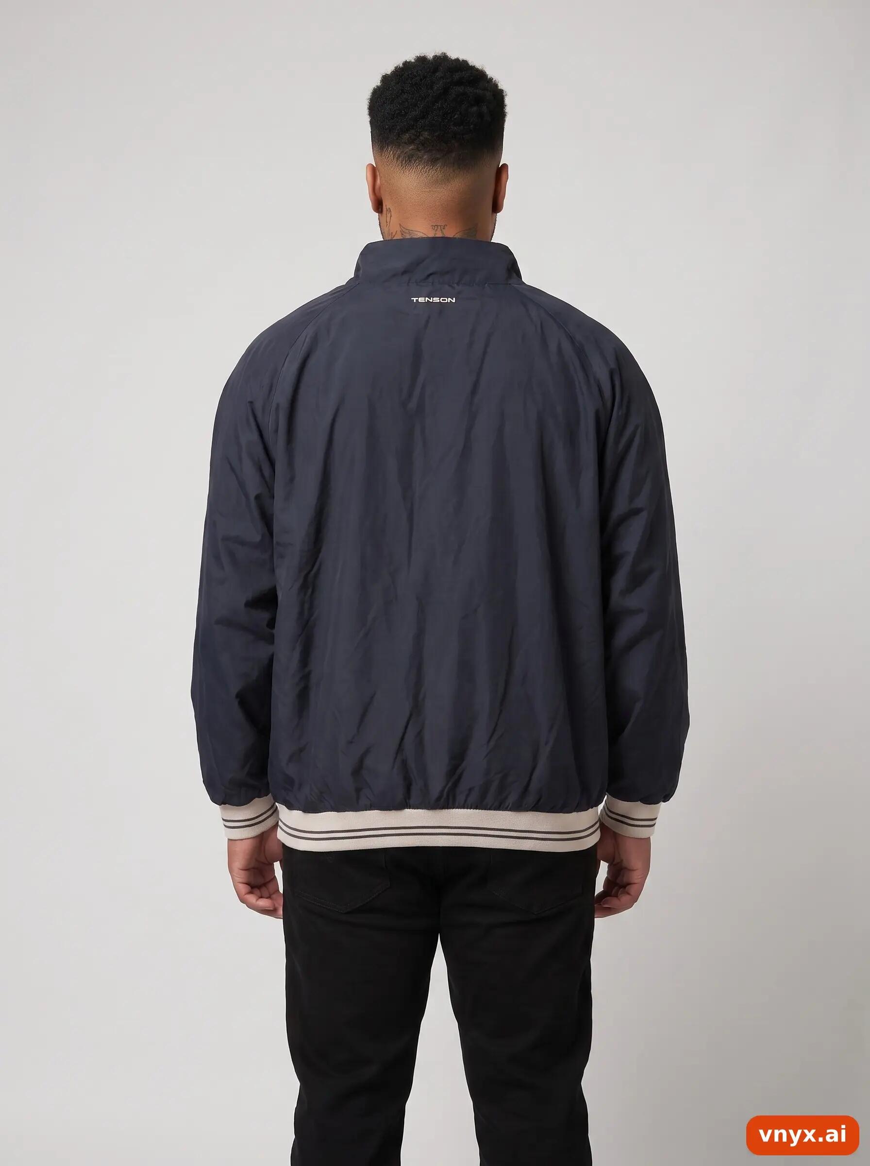 Second Life - Vintage Tenson Dark Blue Windbreaker Men XL 2/6