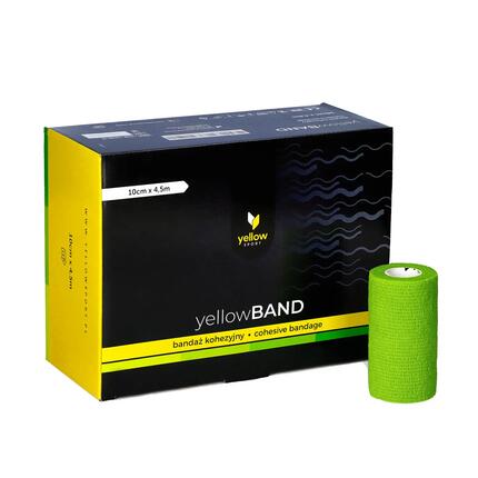 Bandaże kohezyjne yellowBAND | 12 szt. | yellowSPORT