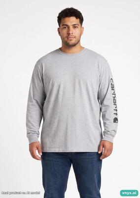 Second life - vintage carhartt grey long sleeve men xxl