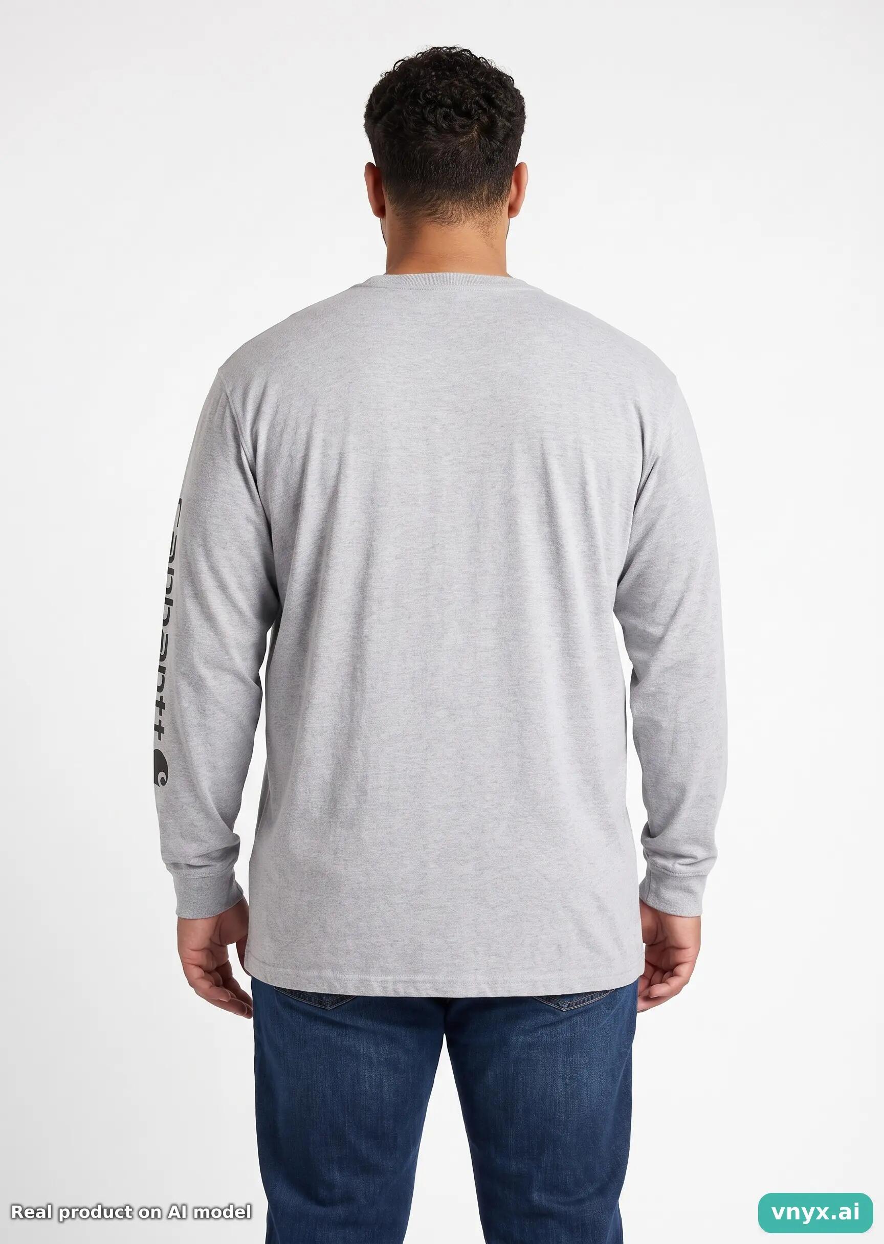 Second Life - Vintage Carhartt Grey Long Sleeve Men XXL 2/5