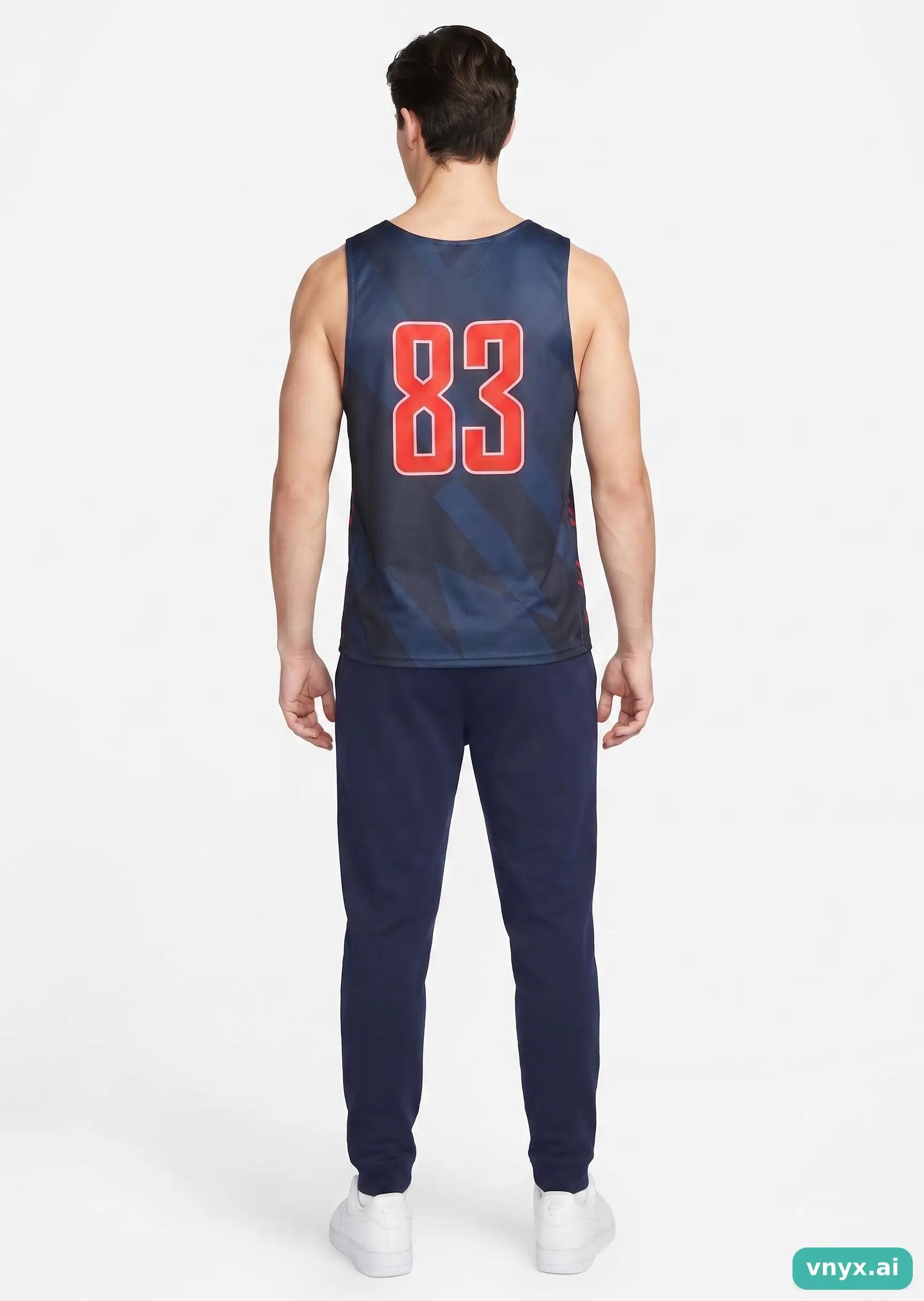 Second Life - Vintage Nike Navy Tank Top Men S 4/5