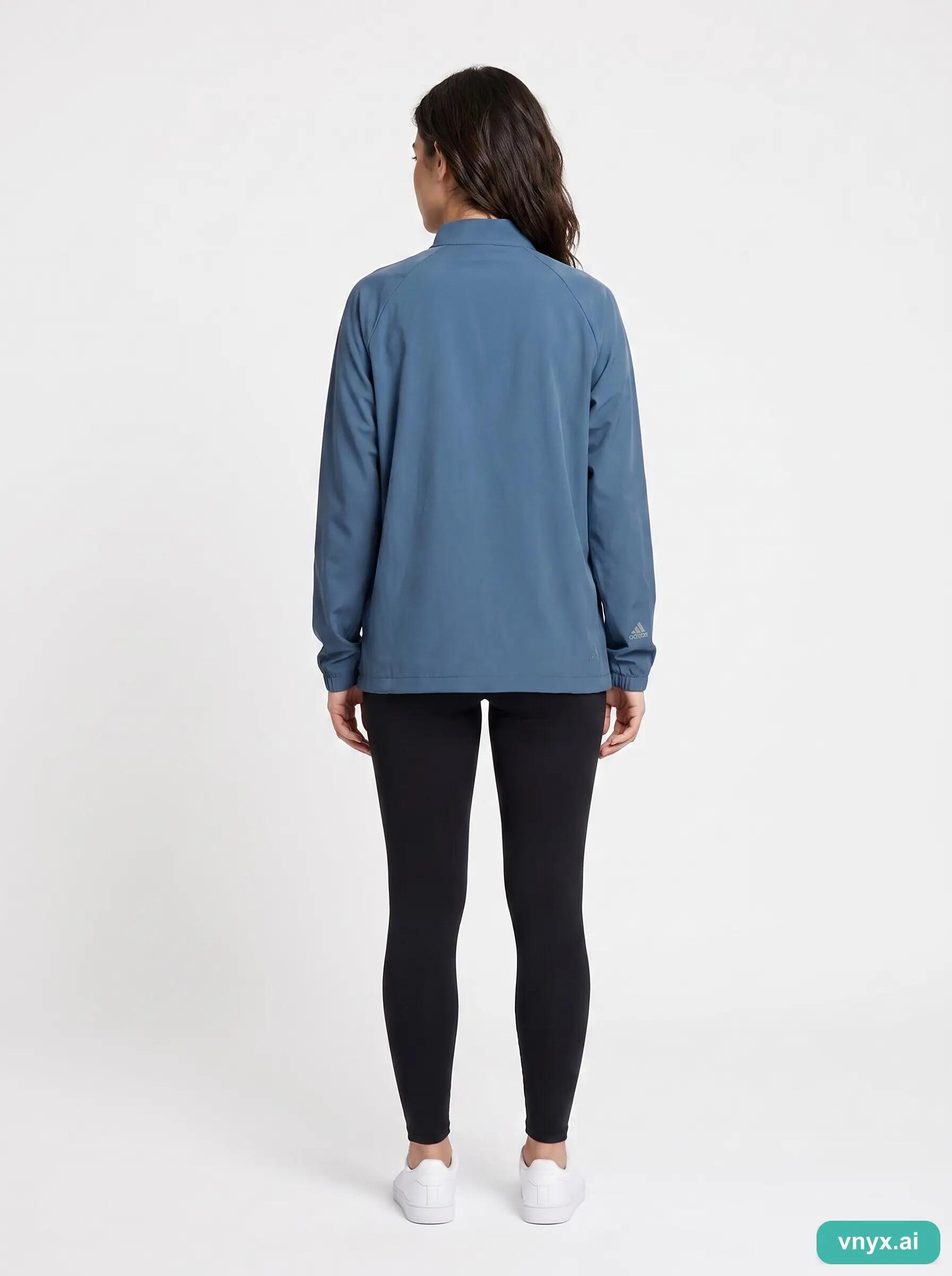 Second Life - Modern Adidas Blue Windbreaker 5/6