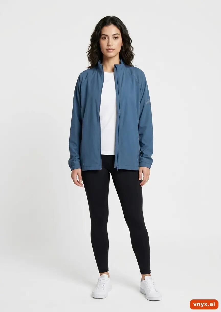 Second Life - Modern Adidas Blue Windbreaker 3/6