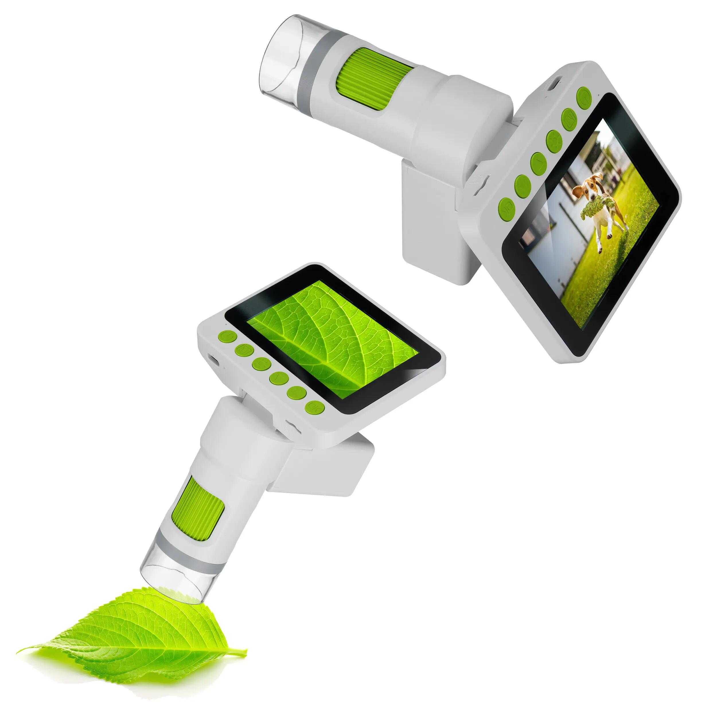 BRESSER Microscopio con pantalla LCD - Grabación de fotos y vídeo en Full HD 3/6