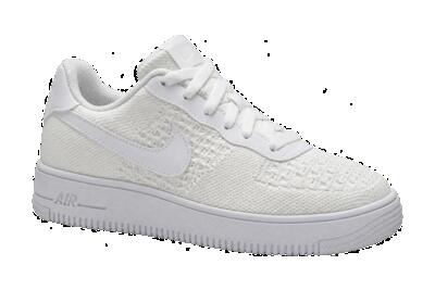 Kinderschoenen - sneakers flyknit - nike air force 1 2.0 gs - wit