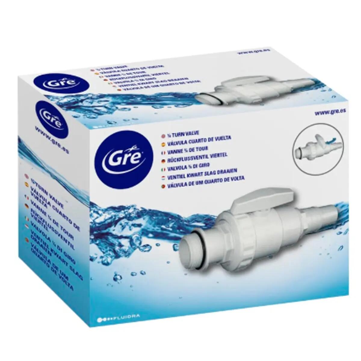 Vanne d'arrêt pour filtration de piscine 3/3