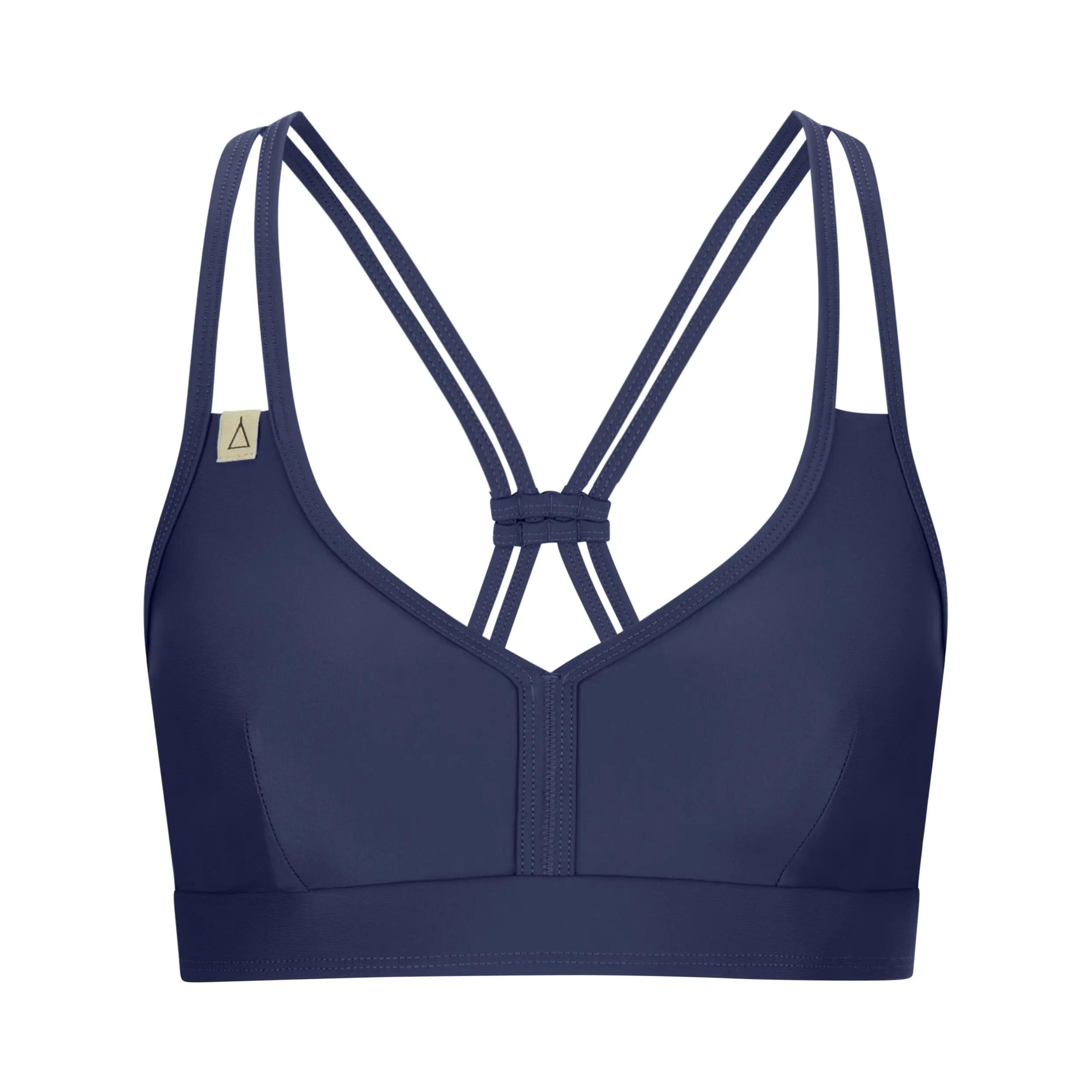 Feminino - Natação - Top de biquíni - WILD - Azul escuro 2/2