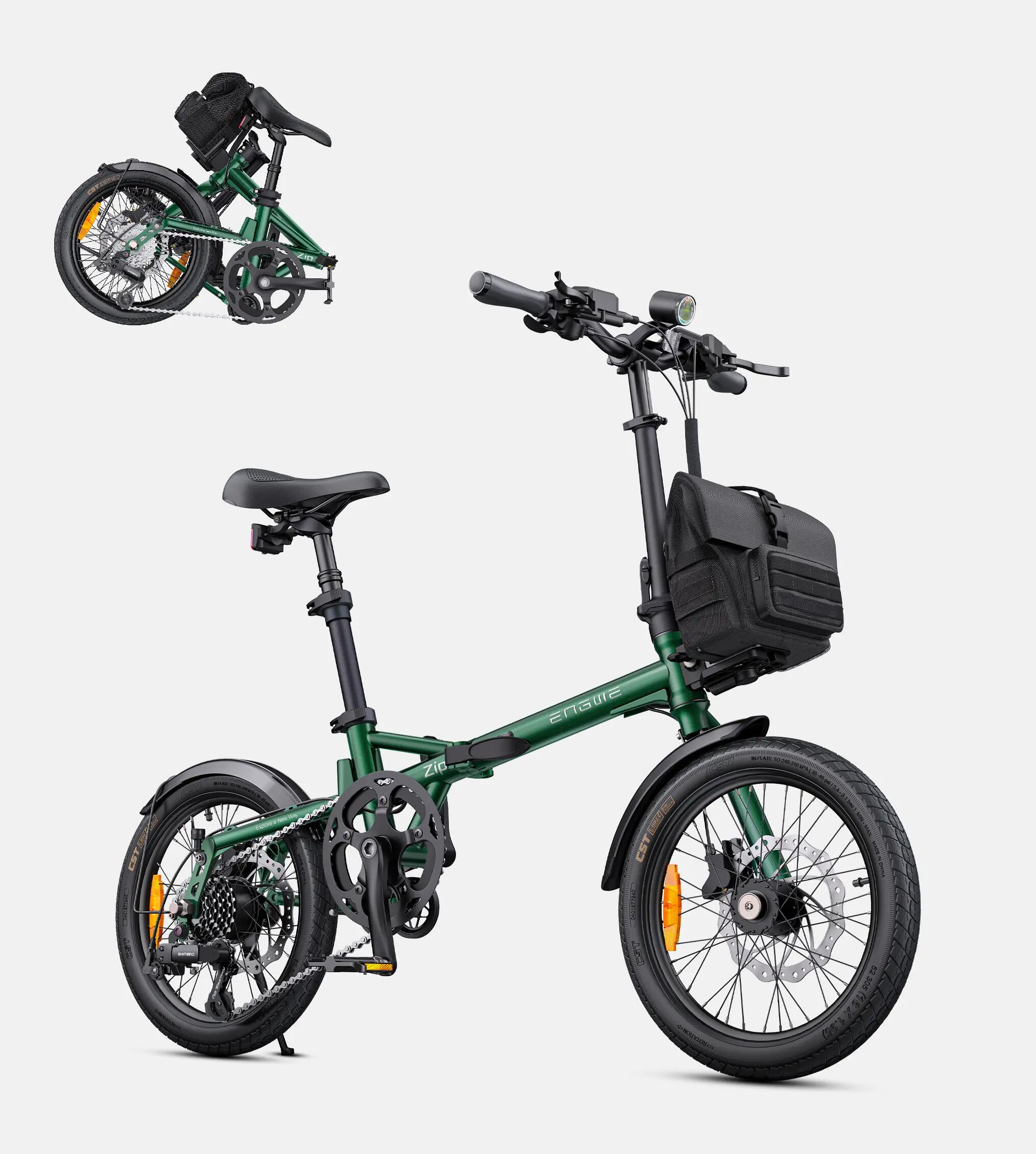 ENGWE ZIP Floding  Electric Bike,250W Motor 36V 10Ah LG Battery 1/7