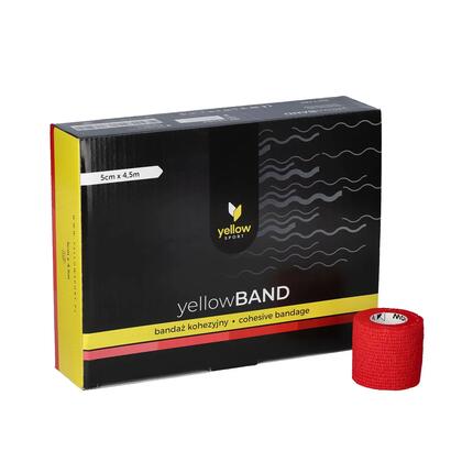 Bandaże kohezyjne yellowBAND | 12 szt. | yellowSPORT
