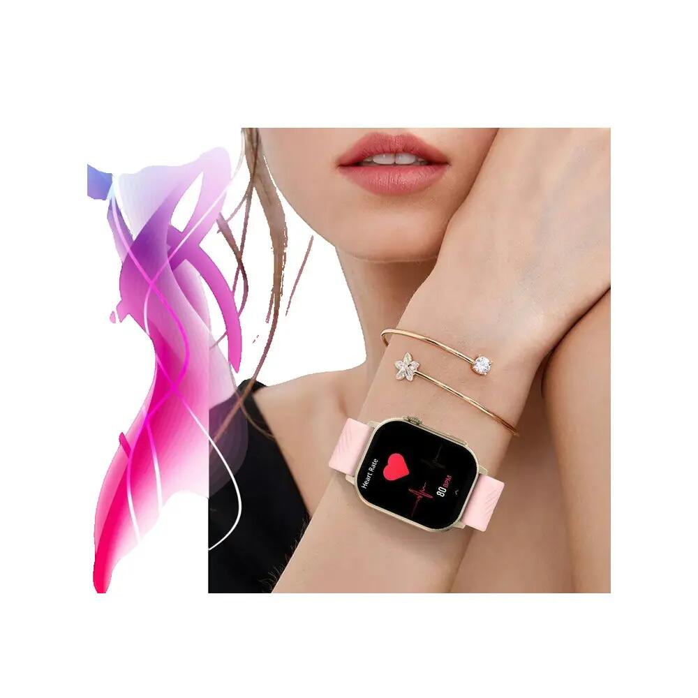 Smartwatch Gravity GT15-7 mit pinkem Silikonarmband 3/3