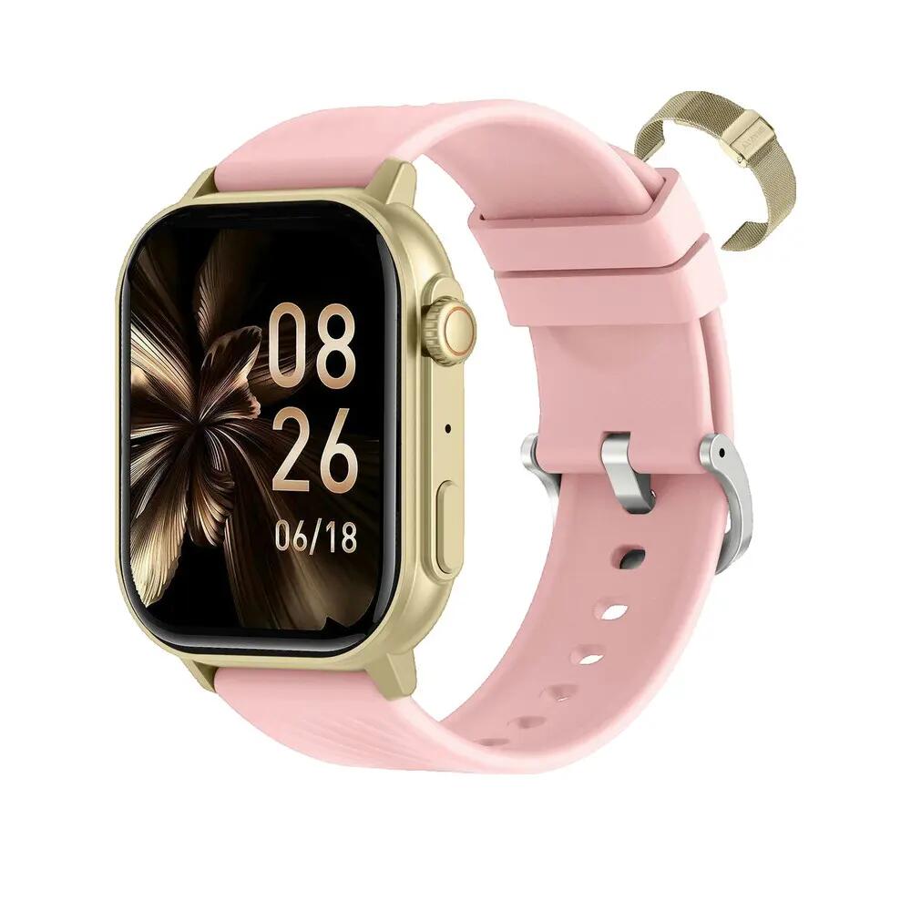 Smartwatch Gravity GT15-7 mit pinkem Silikonarmband 2/3