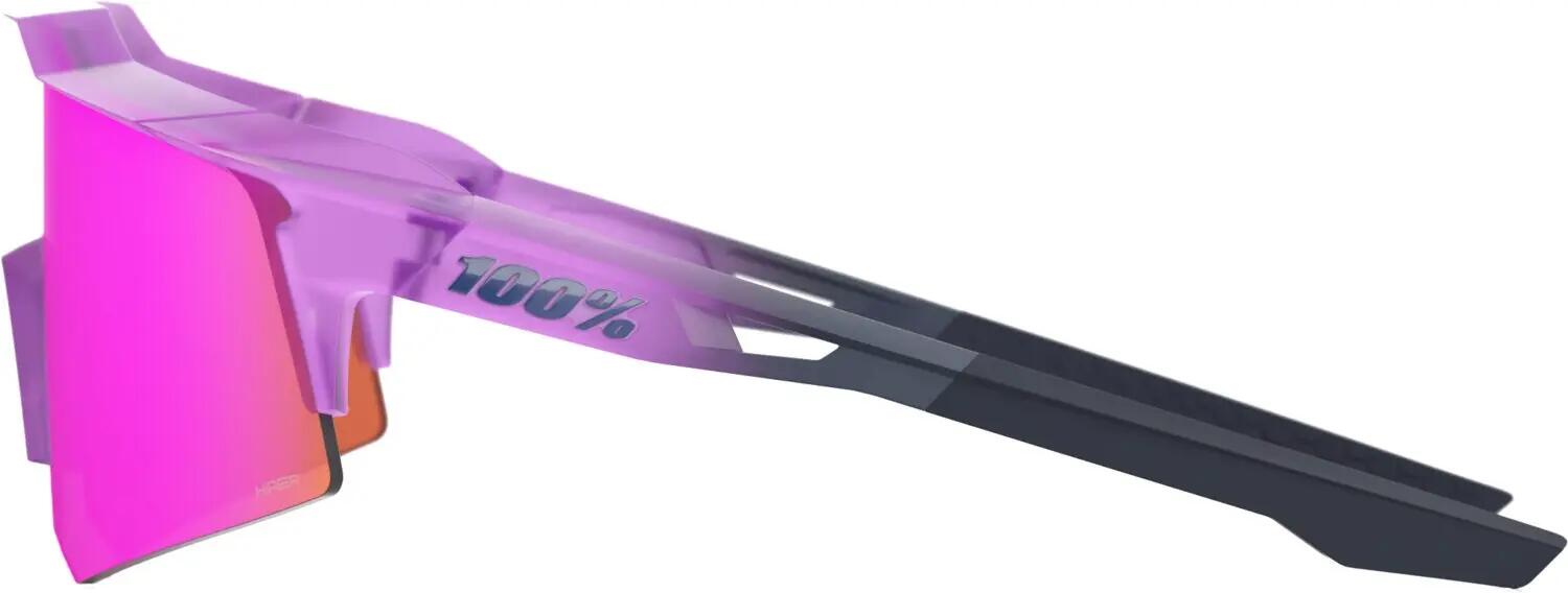Óculos 100% Speedcraft XS Toyoko HiPER Vital Pink com lentes espelhadas e lentes 3/4