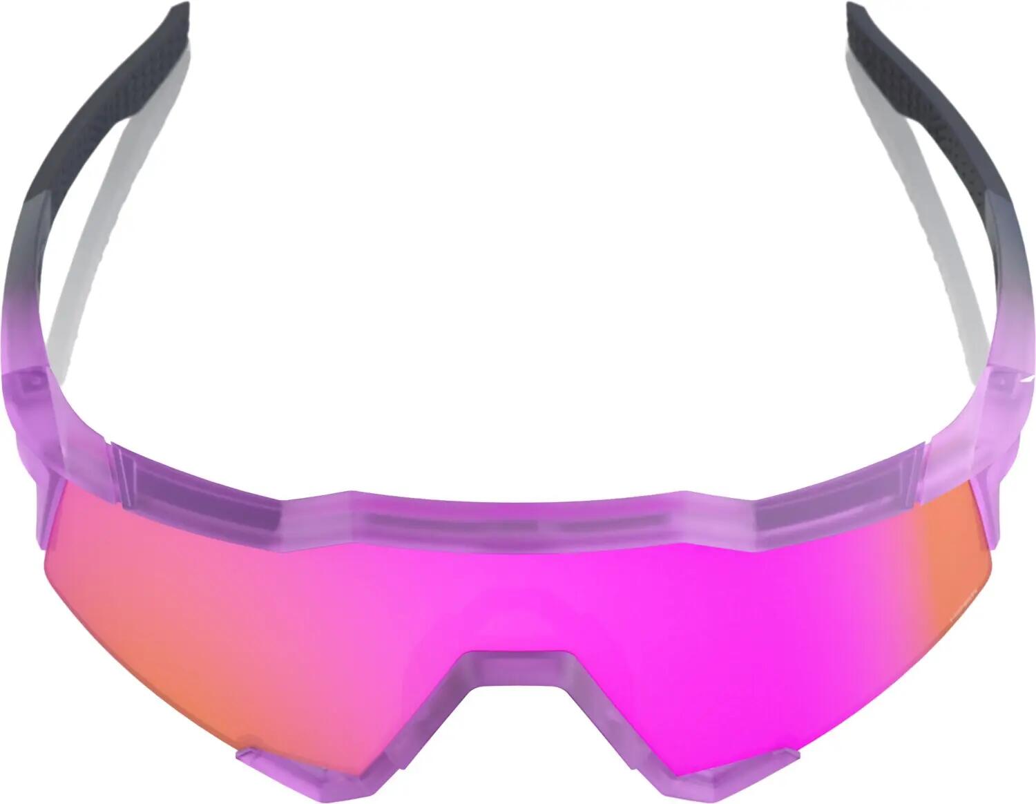 100% Speedcraft Toyoko-bril met HiPER Vital roze spiegelglazen en gratis heldere 4/5