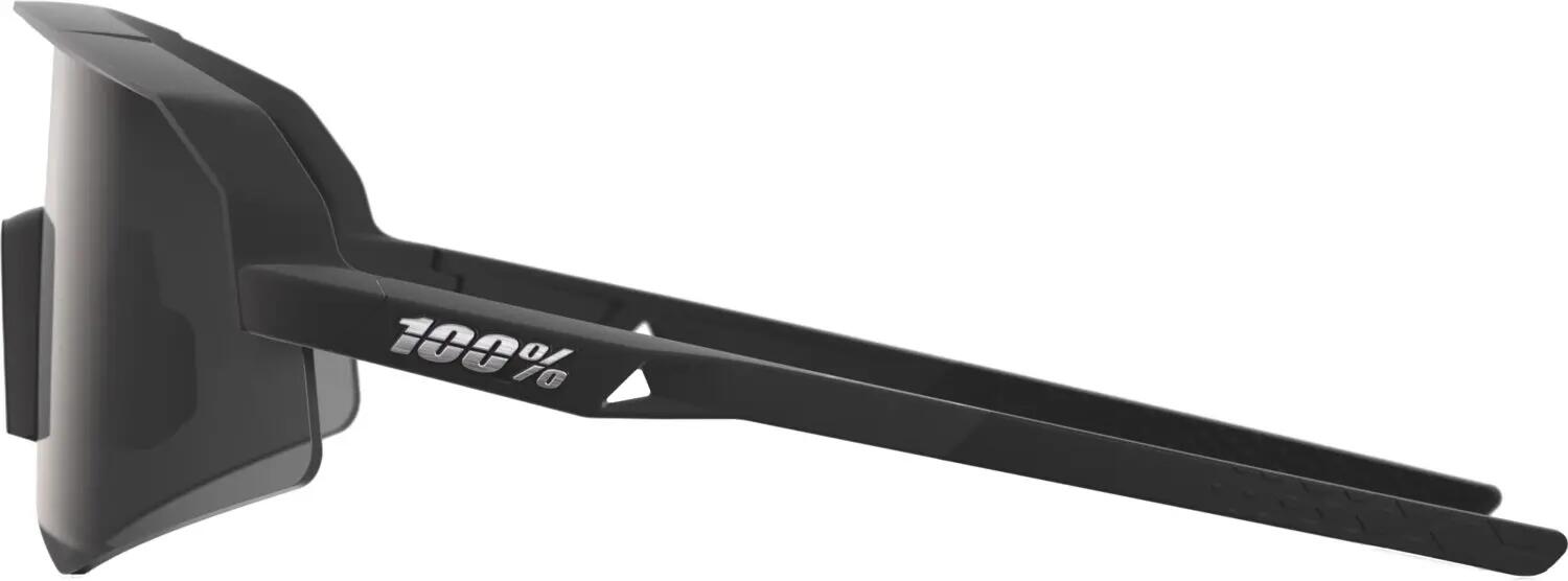 Óculos 100% Slendale SL Preto Mate/Lentes Base Fumadas 3/4