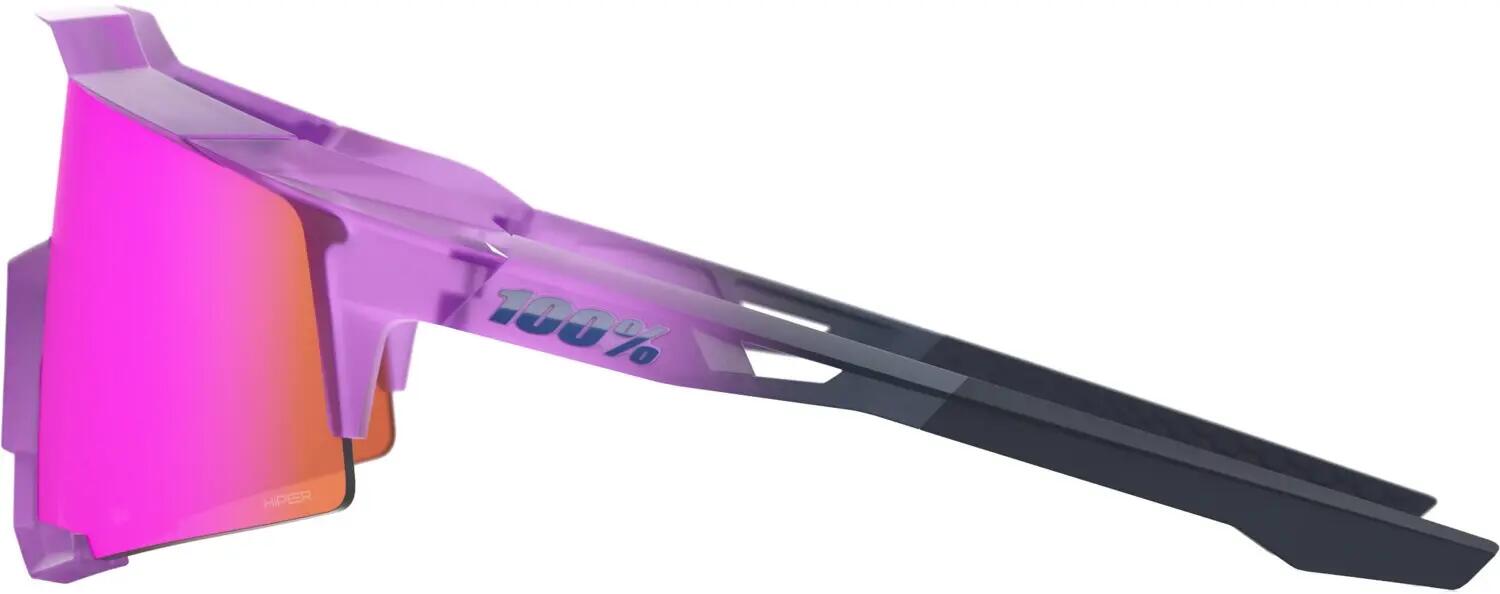 100% Speedcraft Toyoko-bril met HiPER Vital roze spiegelglazen en gratis heldere 3/5