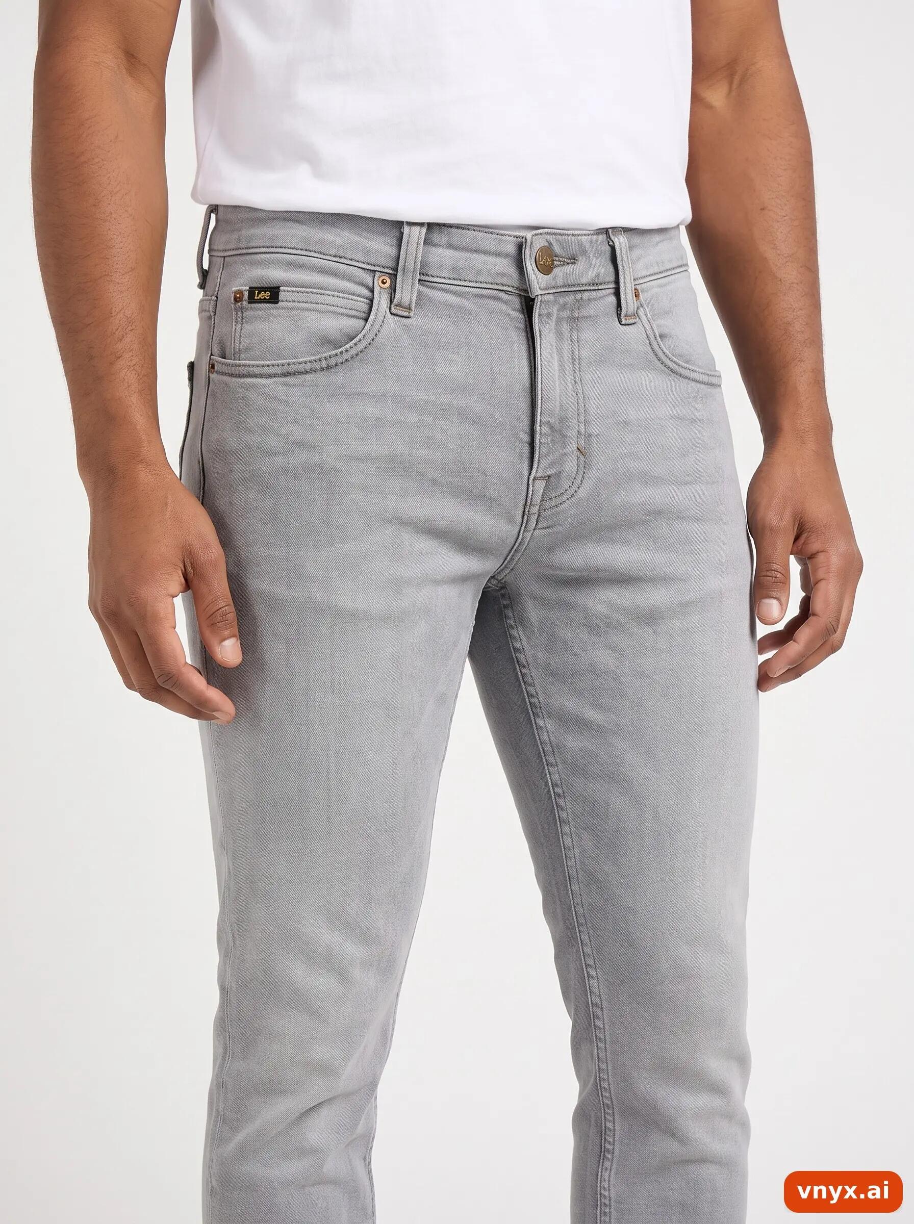 Second Life - Vintage Lee Grey Jeans Men W28 L31 5/6