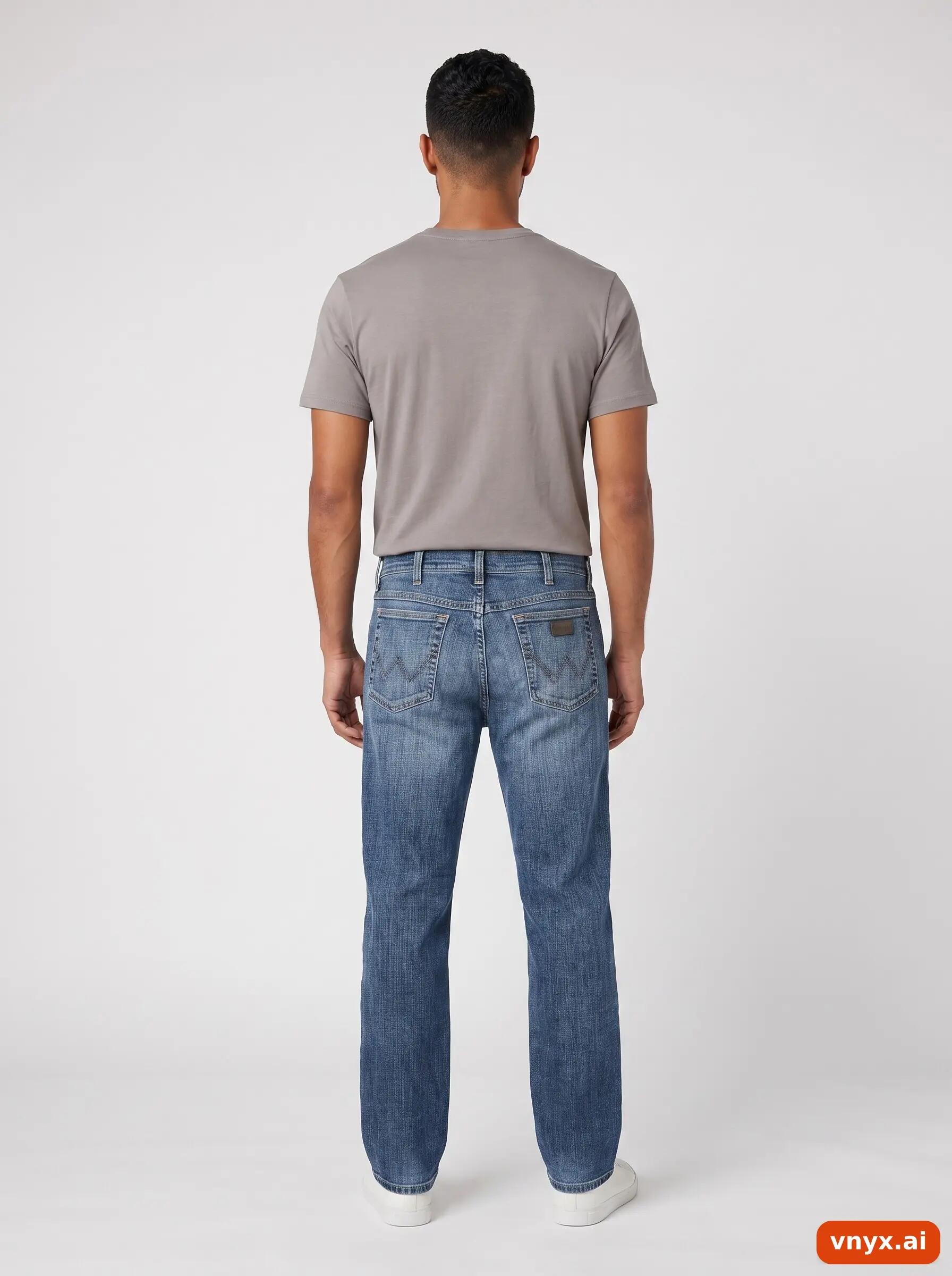Second Life - Vintage Wrangler Blue Jeans Men W34 L28 4/6