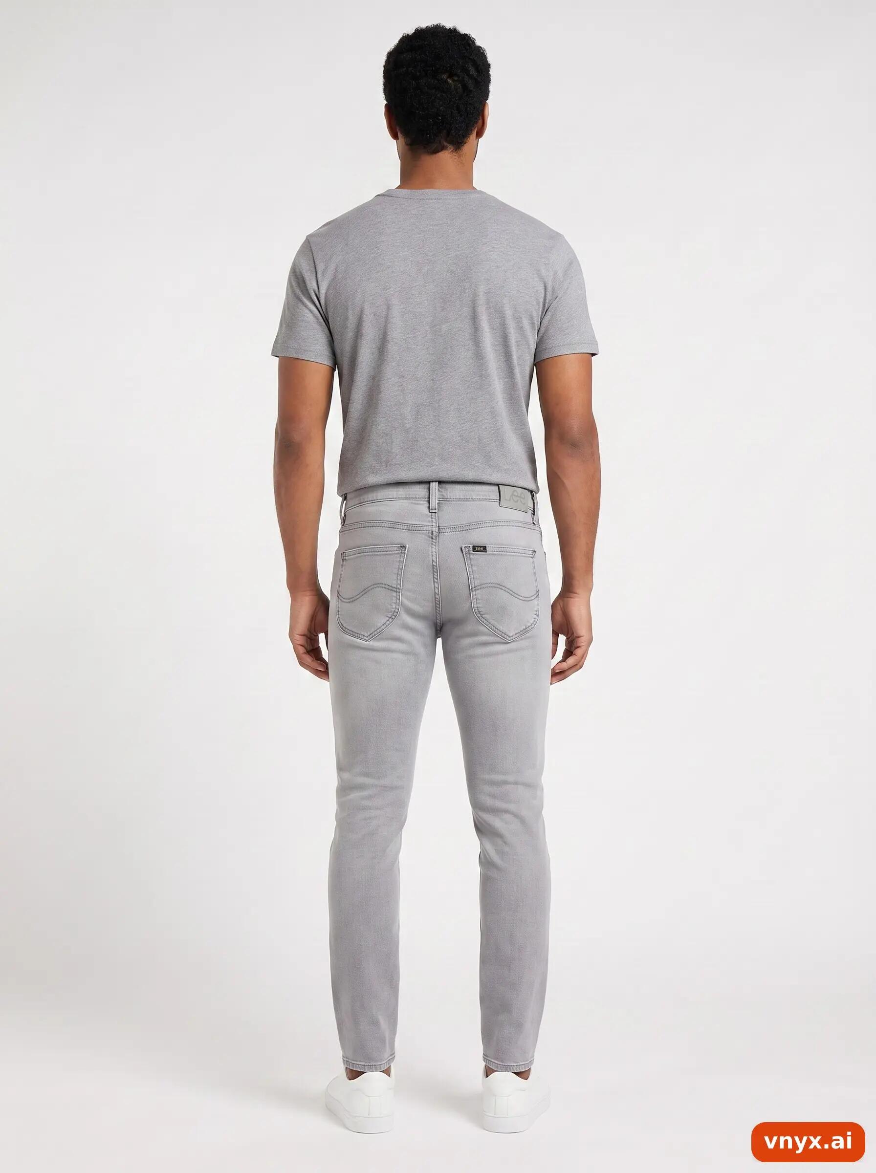 Second Life - Vintage Lee Grey Jeans Men W28 L31 4/6