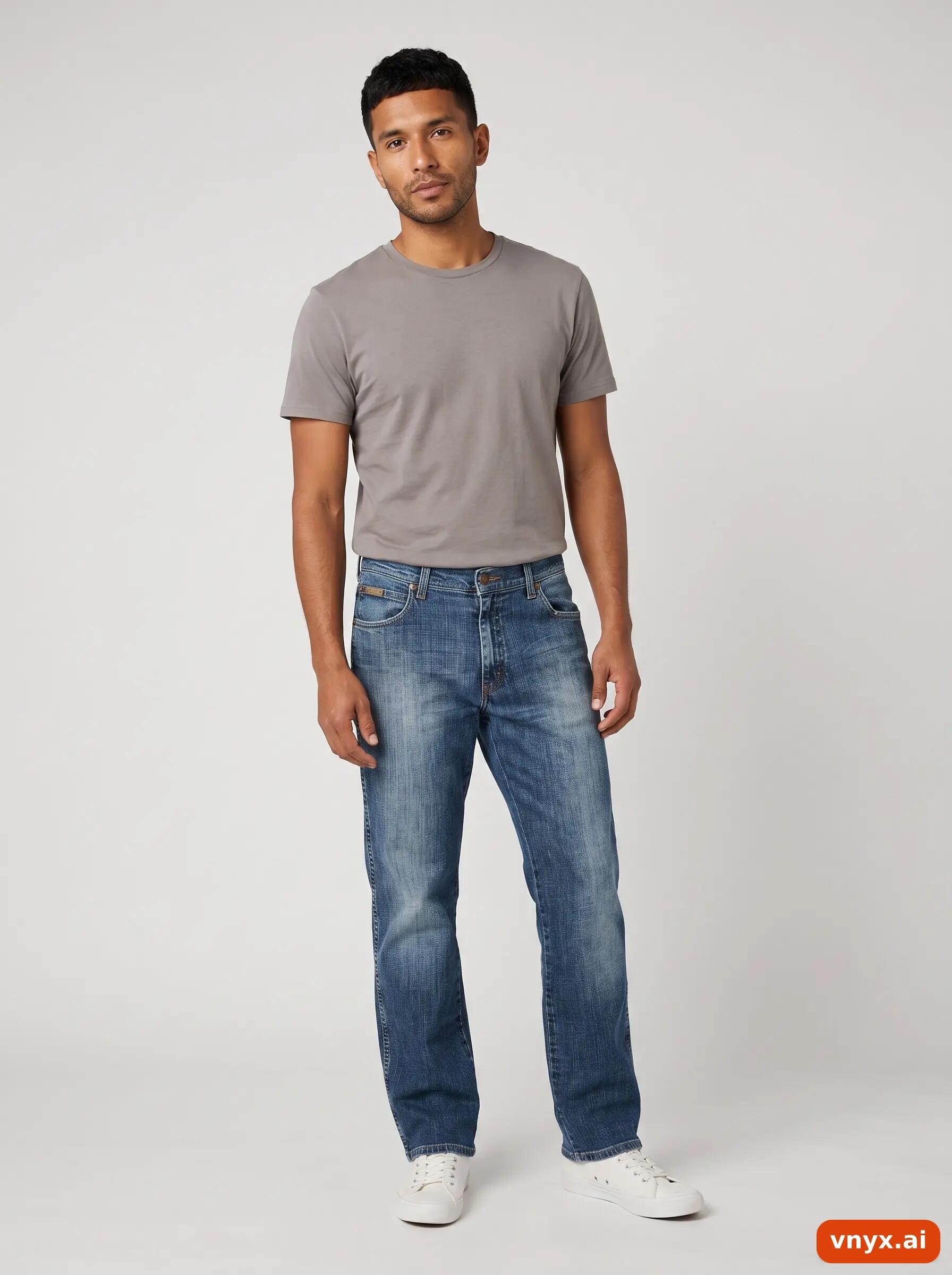 Second Life - Vintage Wrangler Blue Jeans Men W34 L28 3/6