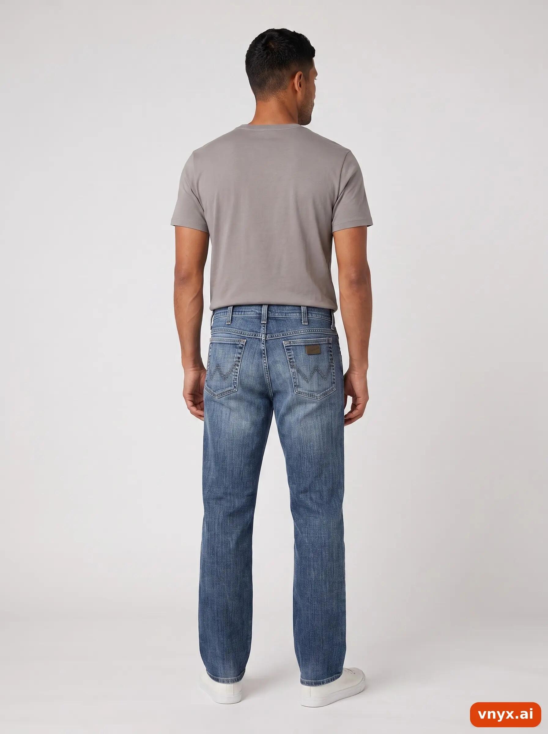 Second Life - Vintage Wrangler Blue Jeans Men W34 L28 2/6