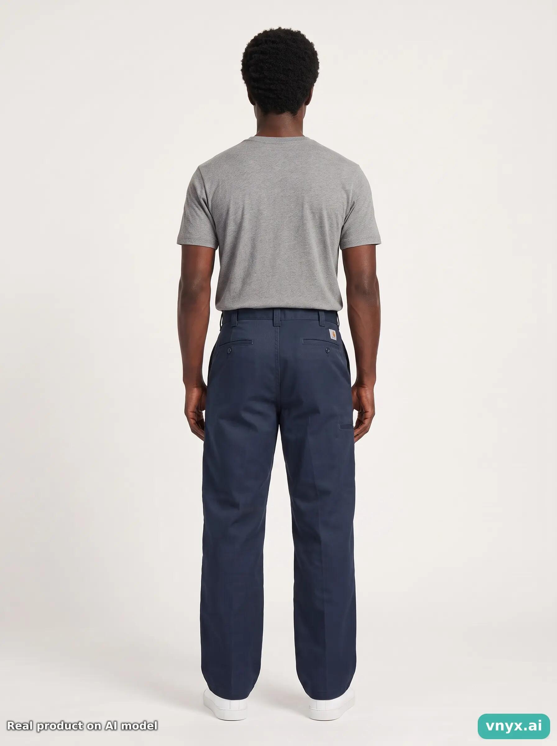 Second Life - Vintage Carhartt Navy Trousers Men W39 L31 4/6