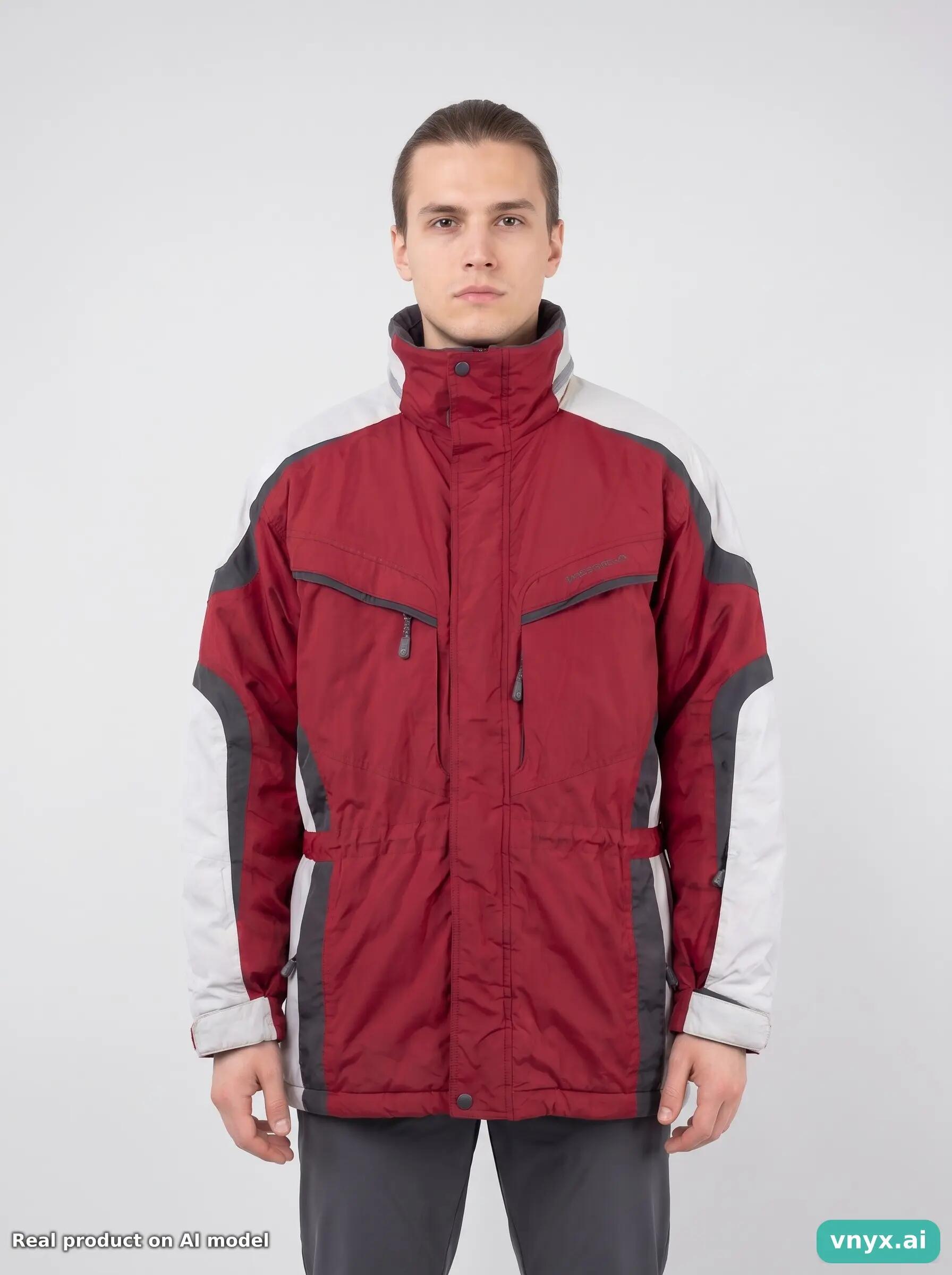 Second Life - Vintage Tenson Striking Red Outdoor Jacket Men XXL 5/6