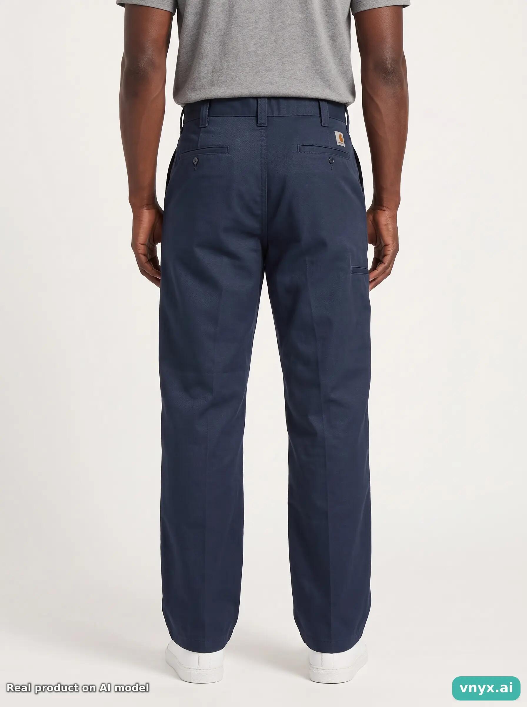 Second Life - Vintage Carhartt Navy Trousers Men W39 L31 2/6