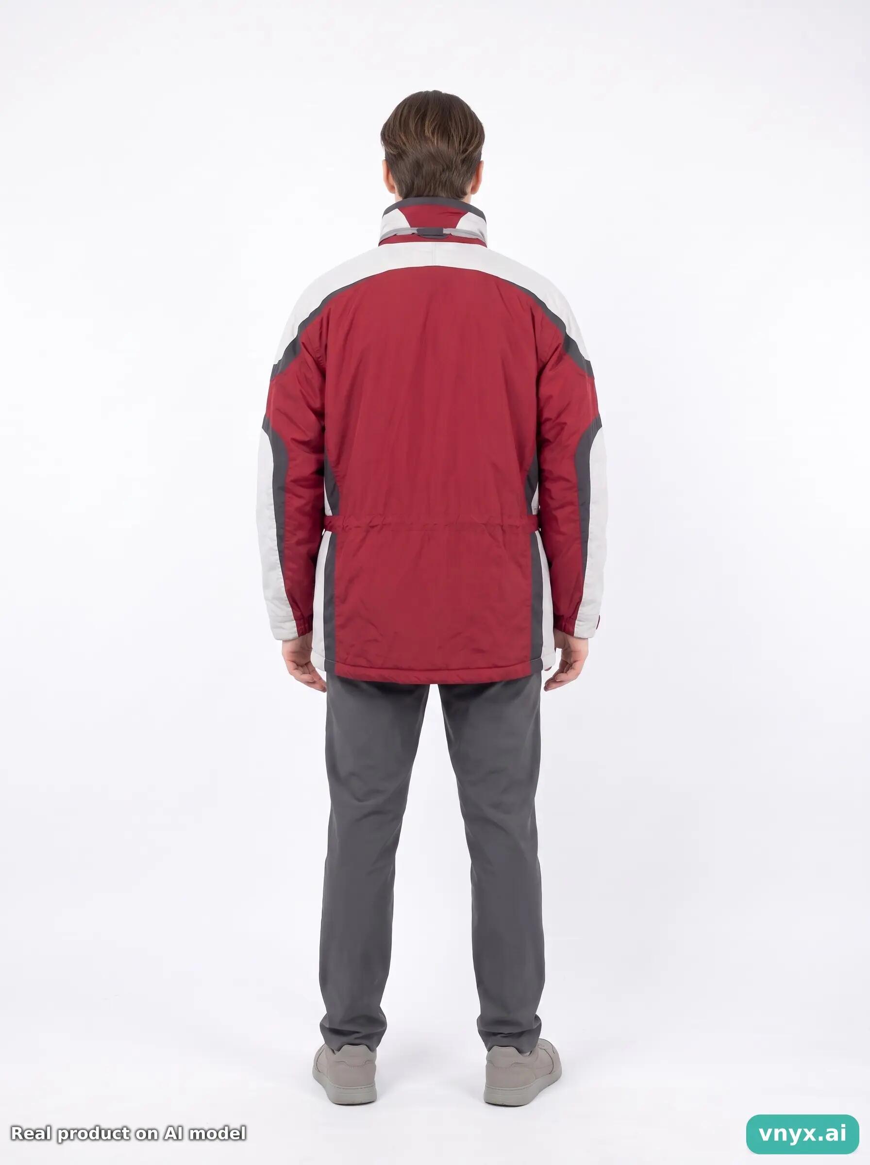 Second Life - Vintage Tenson Striking Red Outdoor Jacket Men XXL 4/6