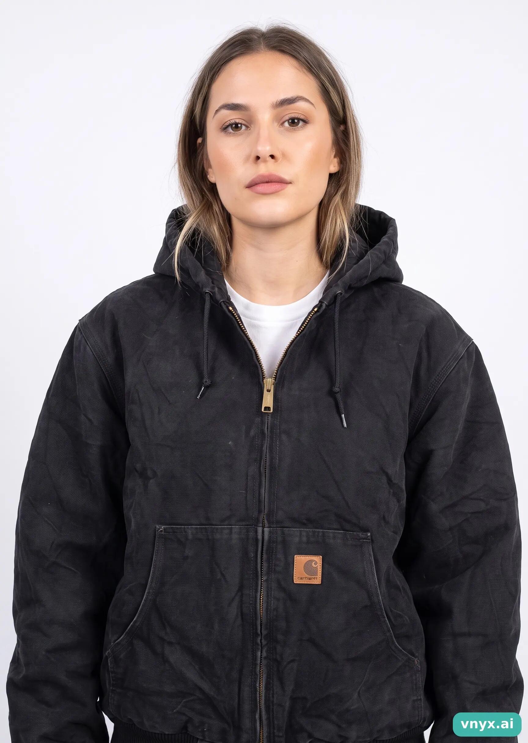 Second Life - Vintage Carhartt Black Outdoor Jacket Women L 5/5