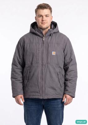 Second life - vintage carhartt grey outdoor jacket men xl