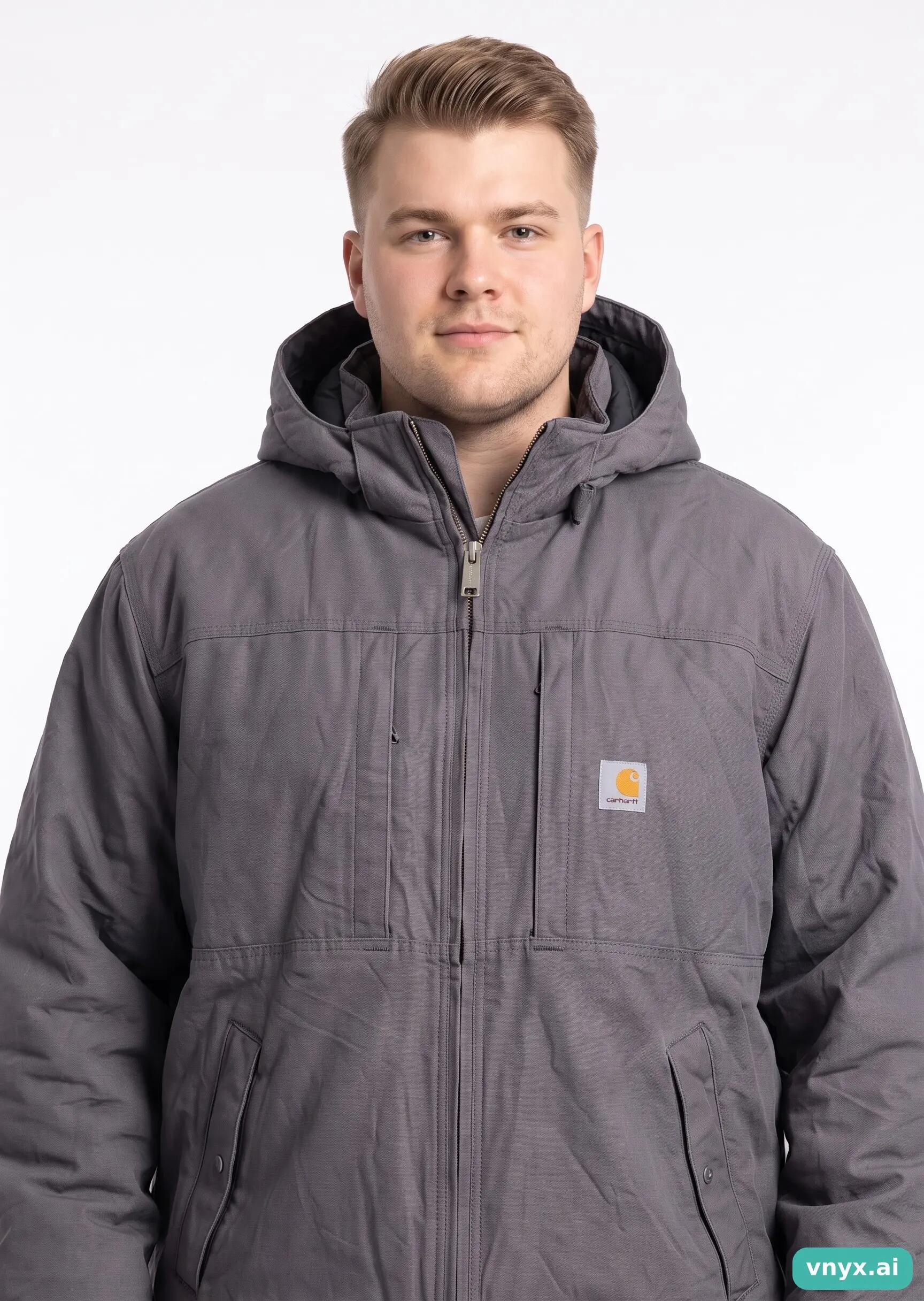 Second Life - Vintage Carhartt Grey Outdoor Jacket Men XL 5/5