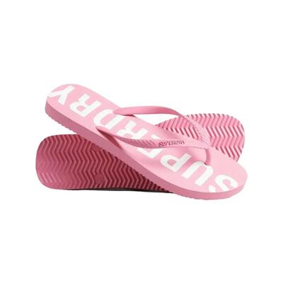 Superdry slippers code core sport rubber - zwart/metallic goud – black/metallic
