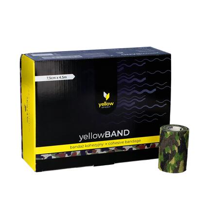 Bandaże kohezyjne yellowBAND | 12 szt. | yellowSPORT