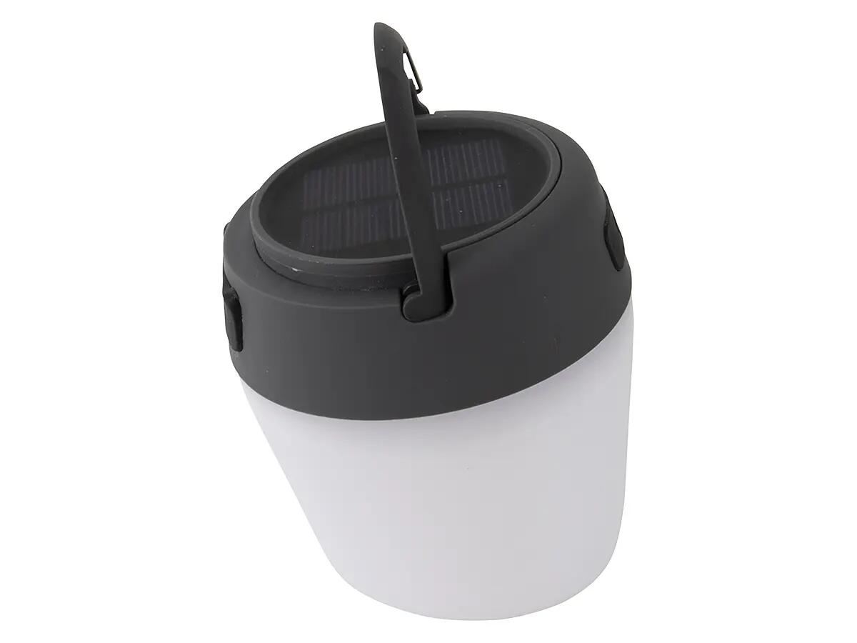 Bo-Camp Hanglamp - Wega - Solar - Tentlamp - Powerbank - 200 Lumen - Zwart 9/10