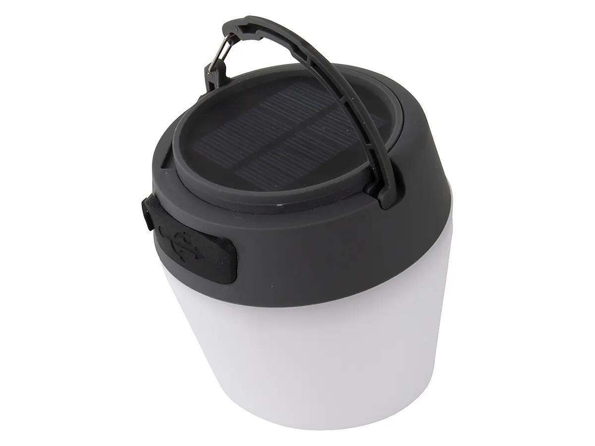 Bo-Camp Hanglamp - Wega - Solar - Tentlamp - Powerbank - 200 Lumen - Zwart 8/10