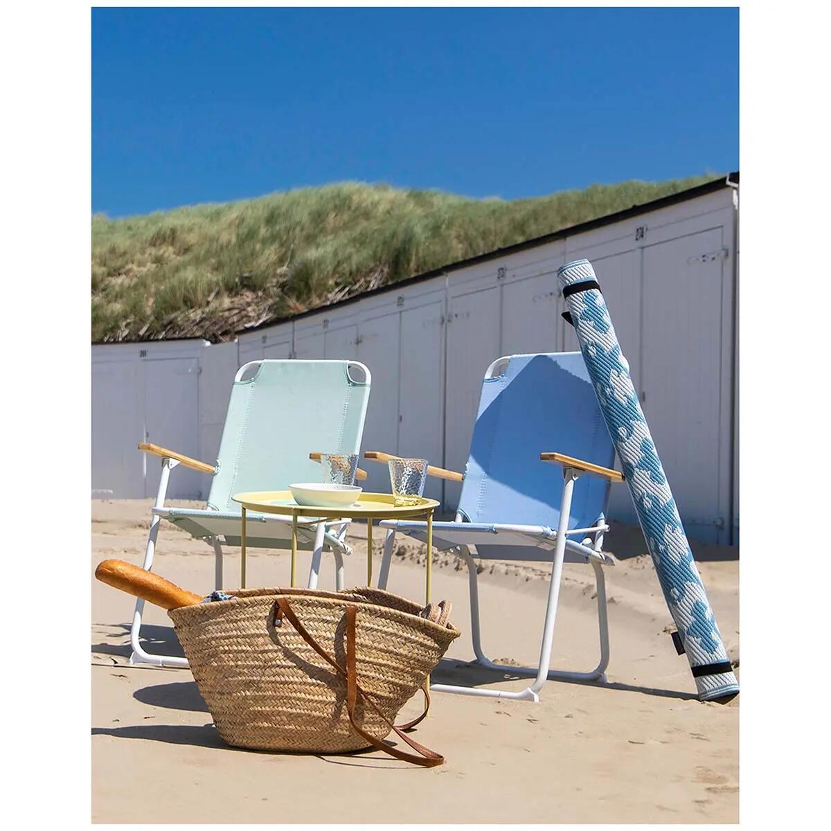 Pastel - Tapis Détente - Lavardin - Plage - Polypropylène - Bleu 6/6