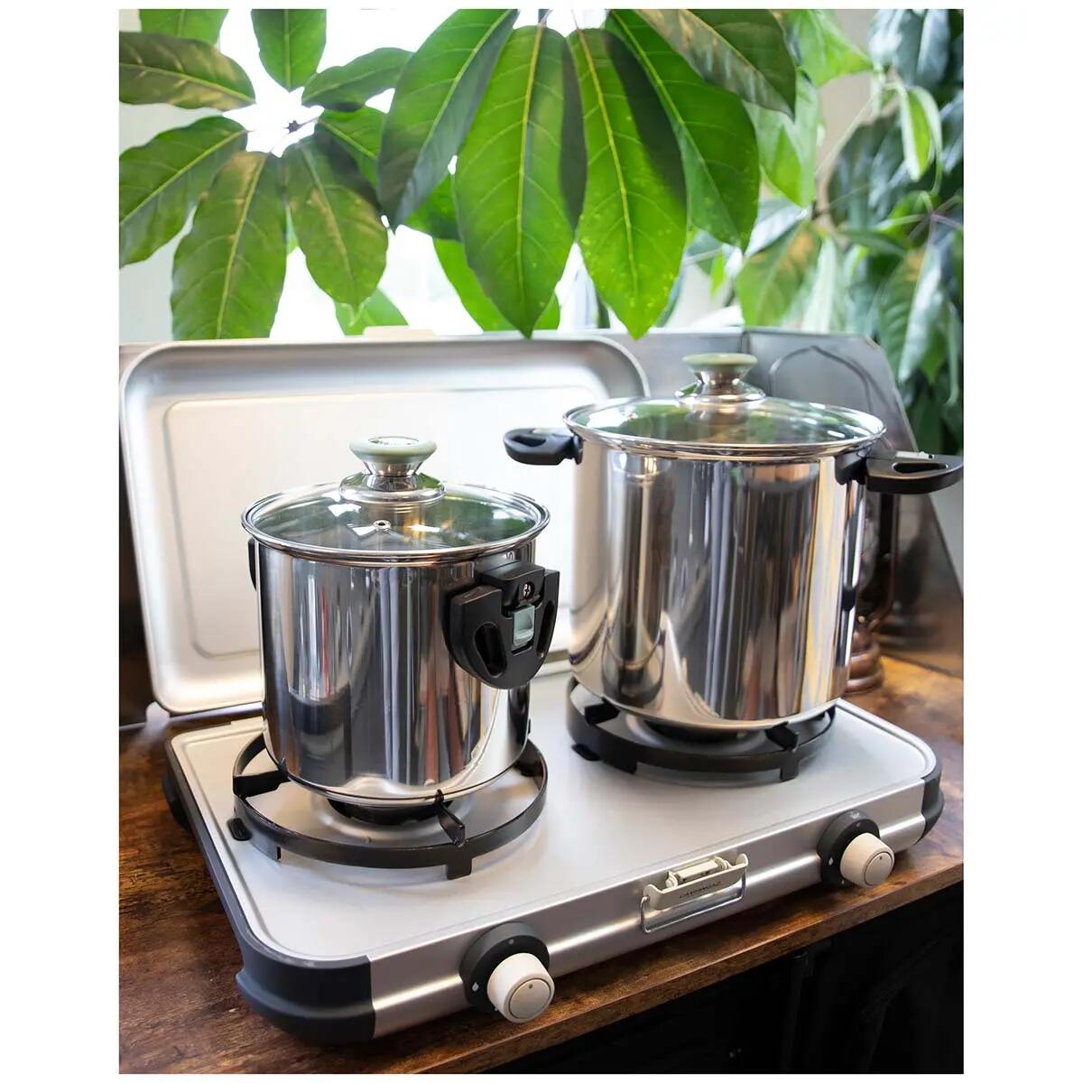 Elegance Compact 3 Pannenset Pannensets RVS Zilver 10/10