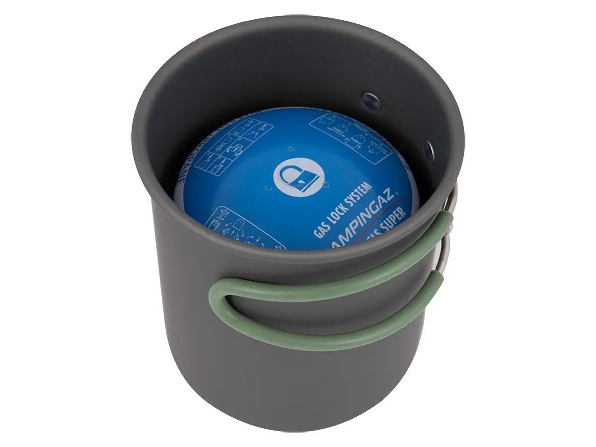 Pentole da Campeggio Set cucina 2 pezzi trekking outdoor padella alluminio 9/9