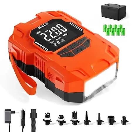 Inflador desinflador con bateria portatil paddle surf automatico hasta 22PSI 2/4