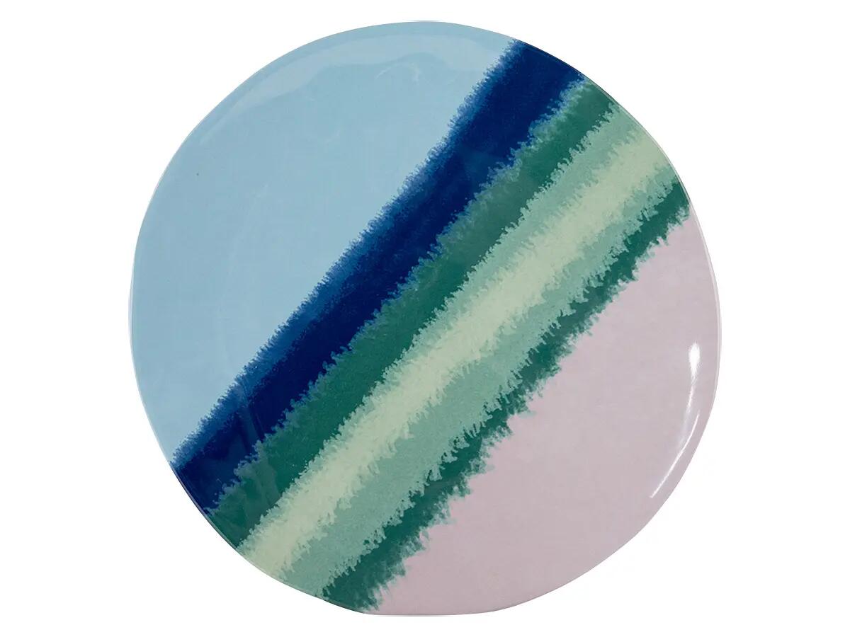 Geschirr - Halo - Blau/Grün - 12 Stück 9/11