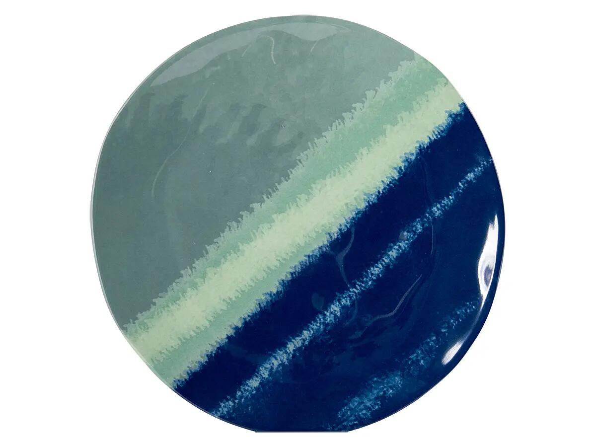 Geschirr - Halo - Blau/Grün - 12 Stück 8/11