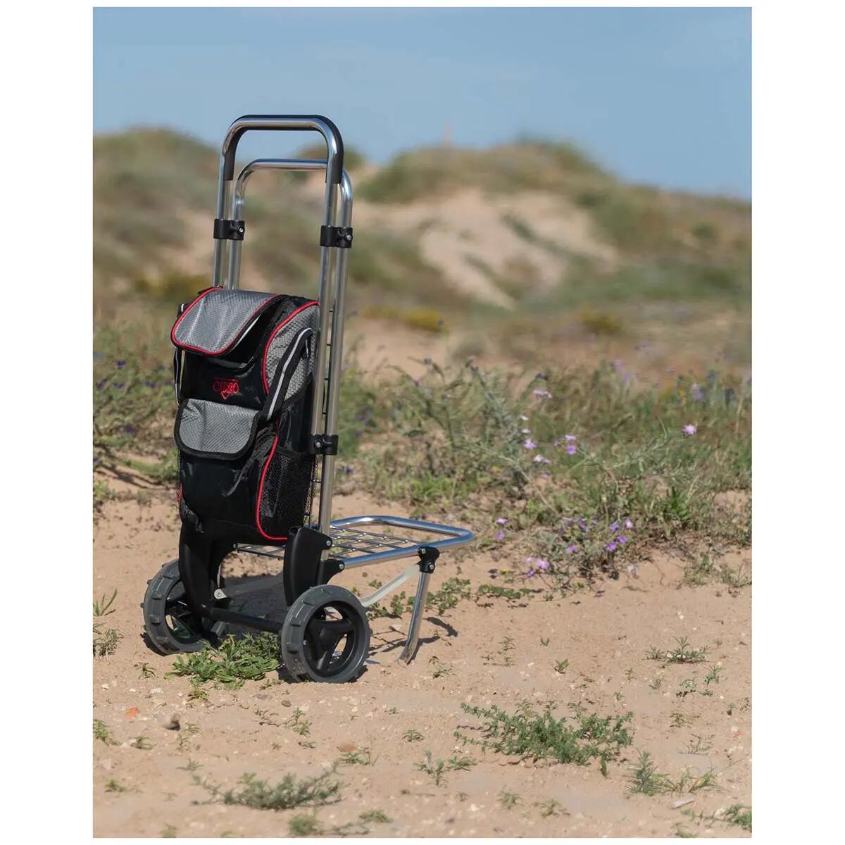 Carrello a mano Campeggio trasporto Trolley Borsa di raffreddamento pieghevole 8/8